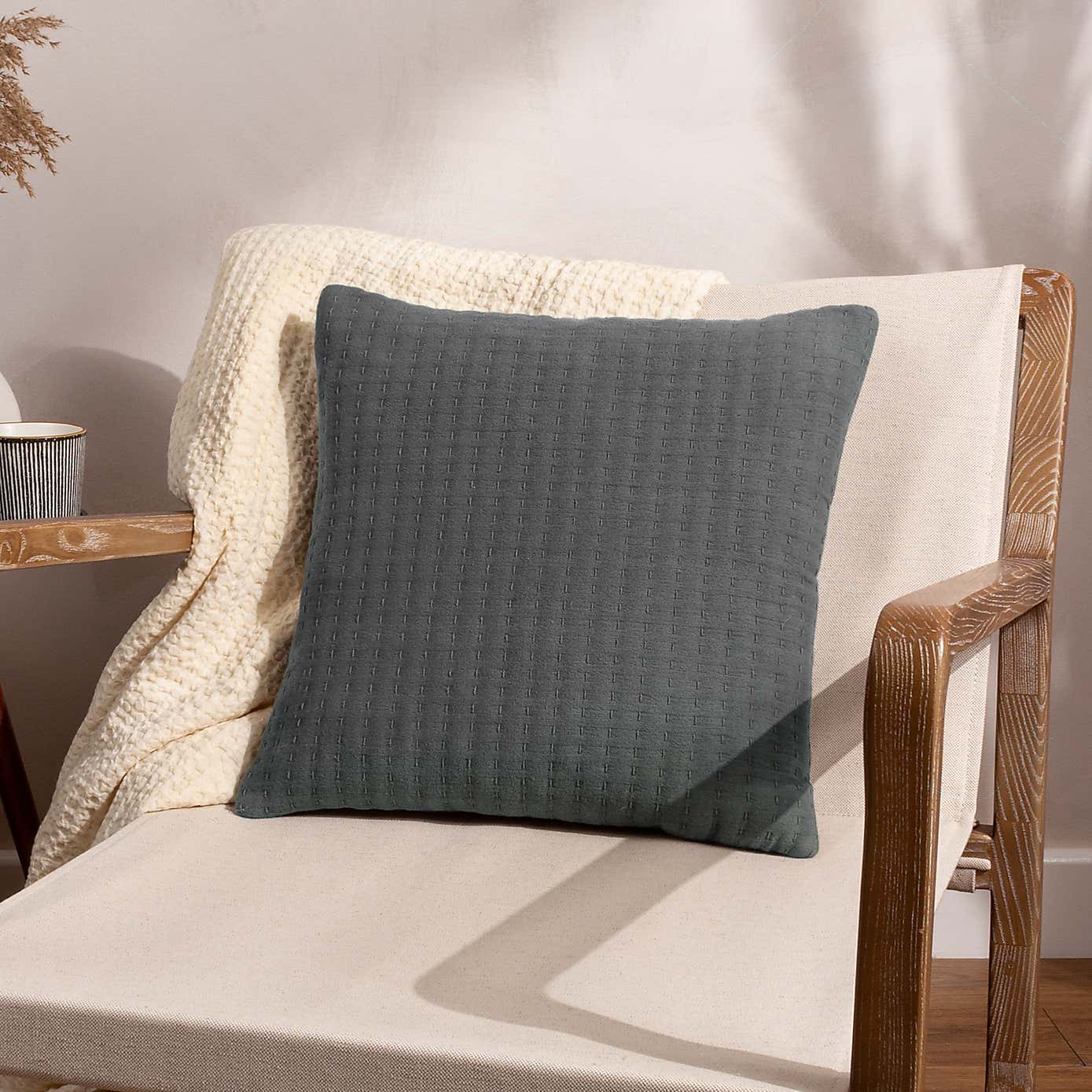 Yard Hush Square Cotton Cushion