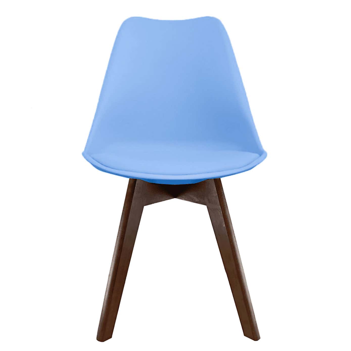 Fusion Living Soho Plastic Dining Chair with Squared Legs