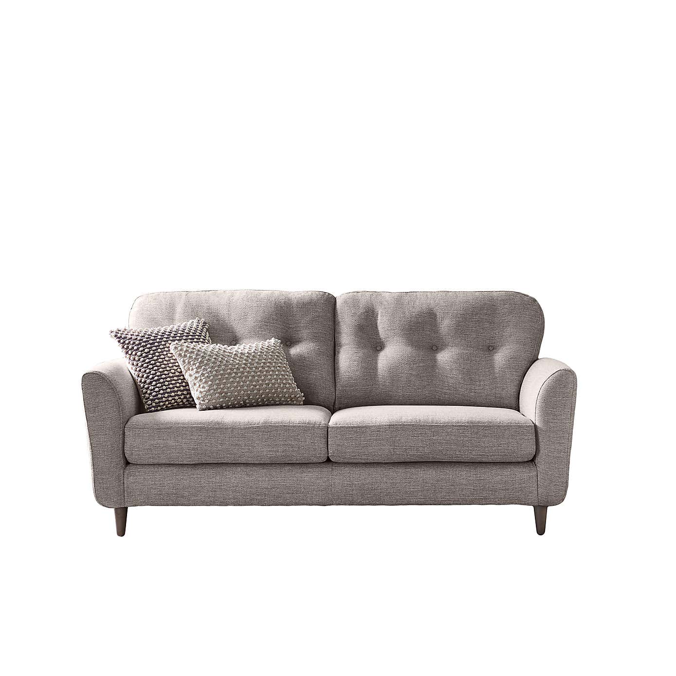 Sven Tonal Weave 3 Seater Sofa