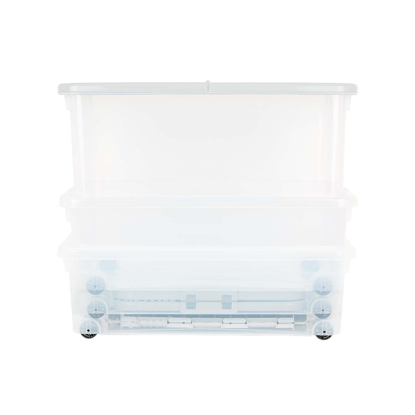 Wham Set of 3 Assorted Size Wheeled Boxes & Lids