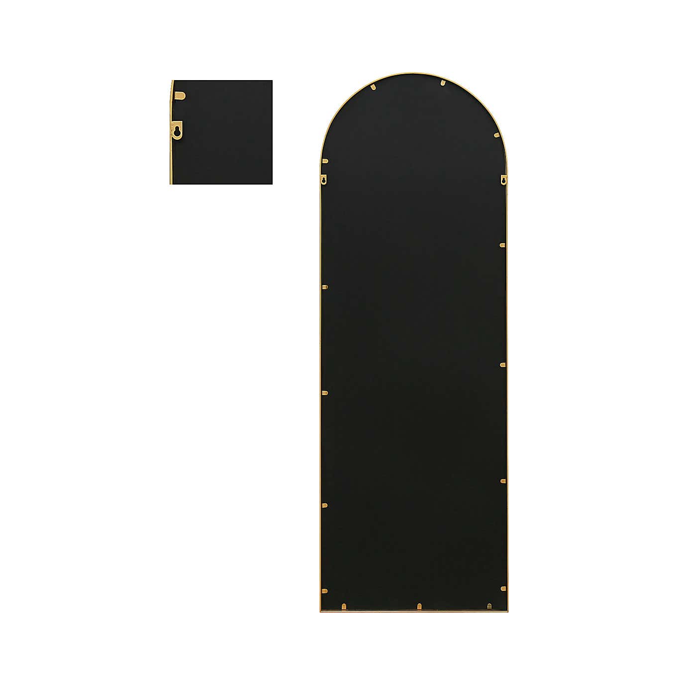 Arcus Denestra Arched Indoor Outdoor Full Length Wall Mirror