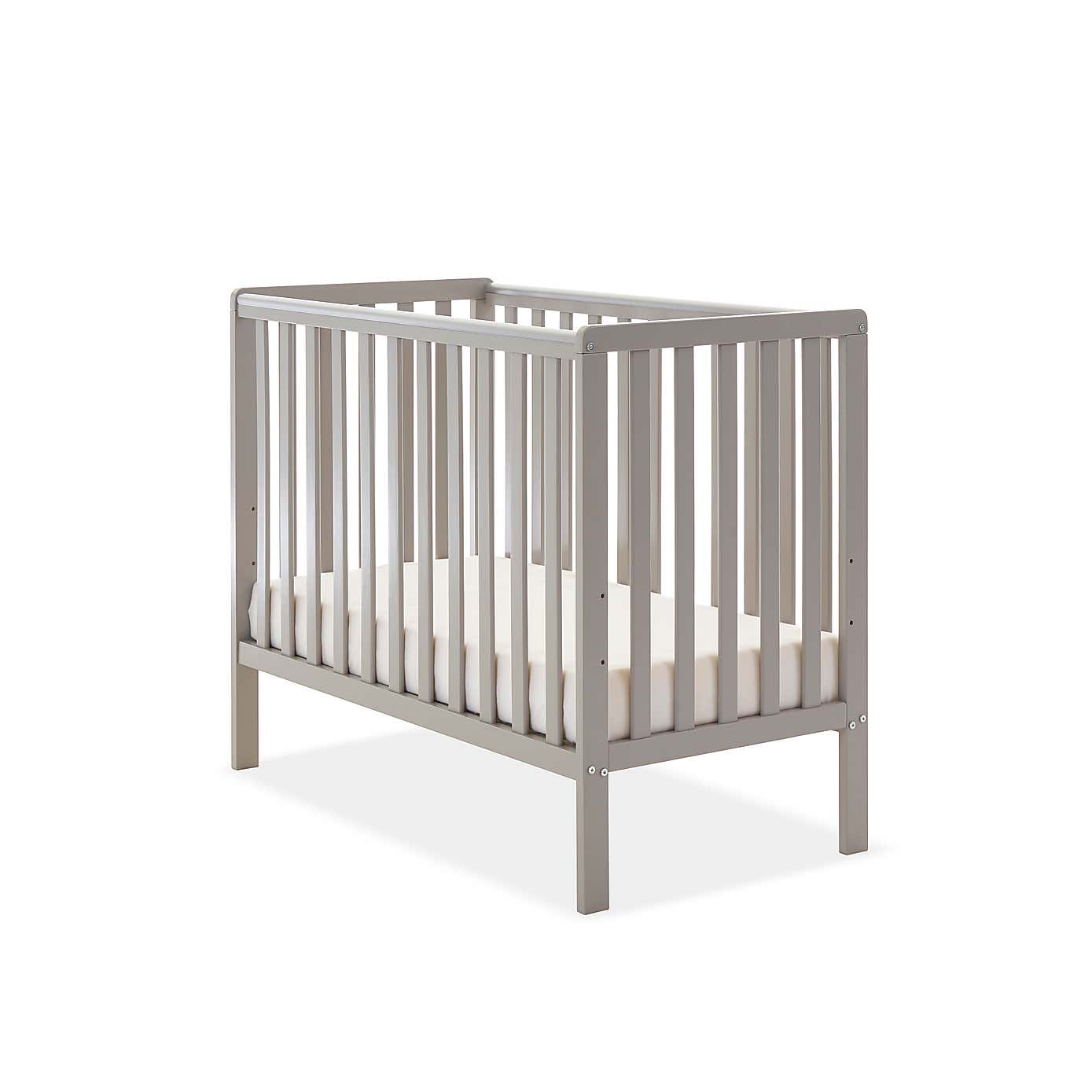 OBaby Bantam Space Saver Cot, Pine