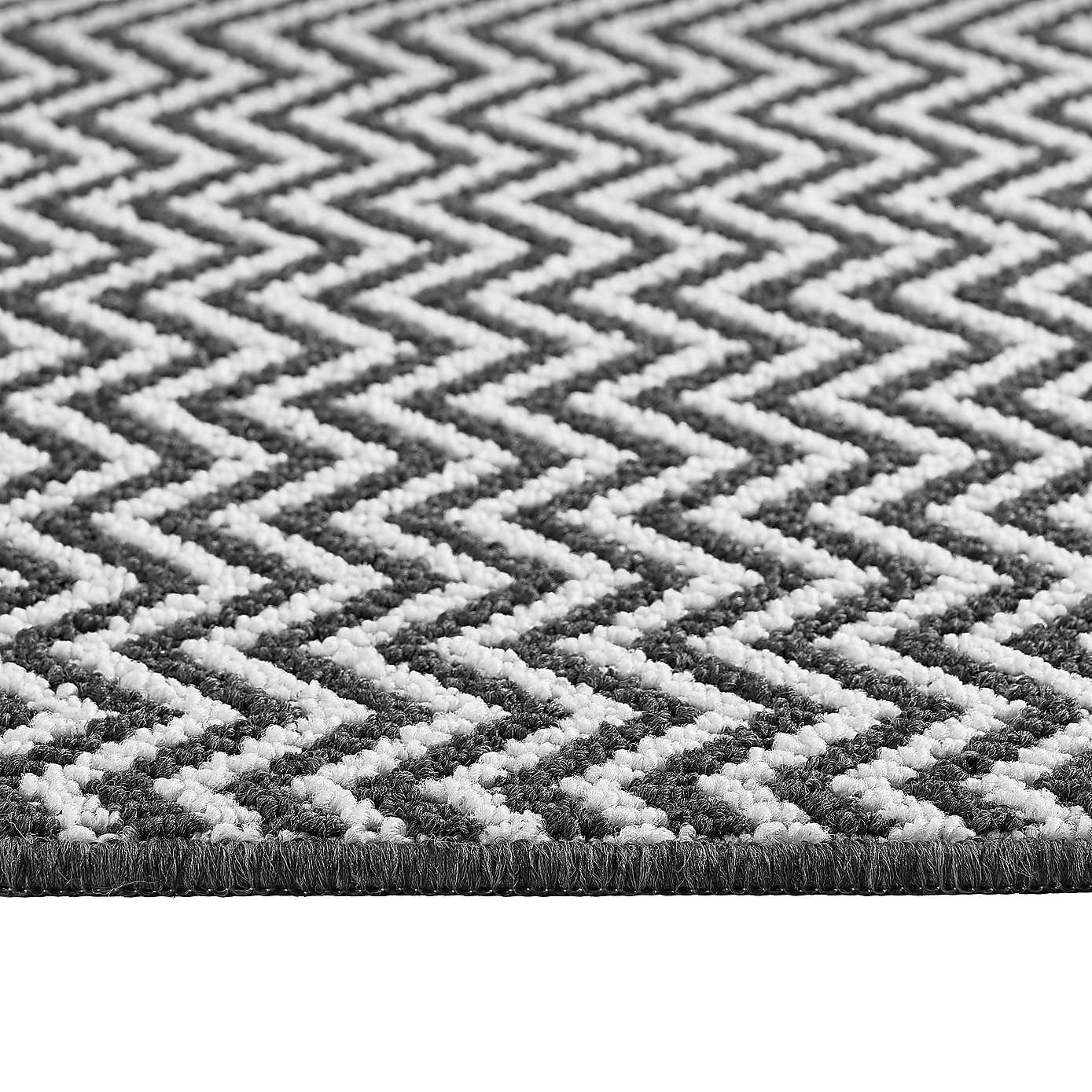 Marvel Boucle Herringbone Washable Runner