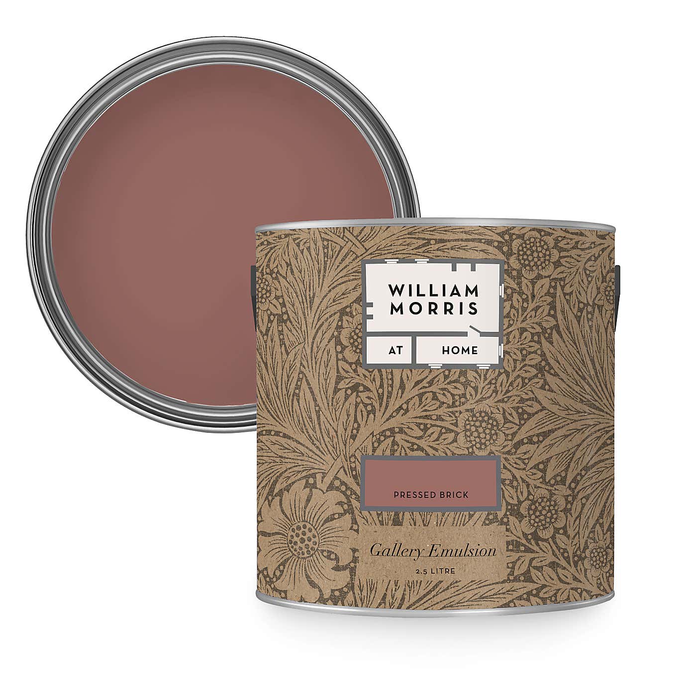William Morris At Home Pressed Brick Gallery Emulsion Paint