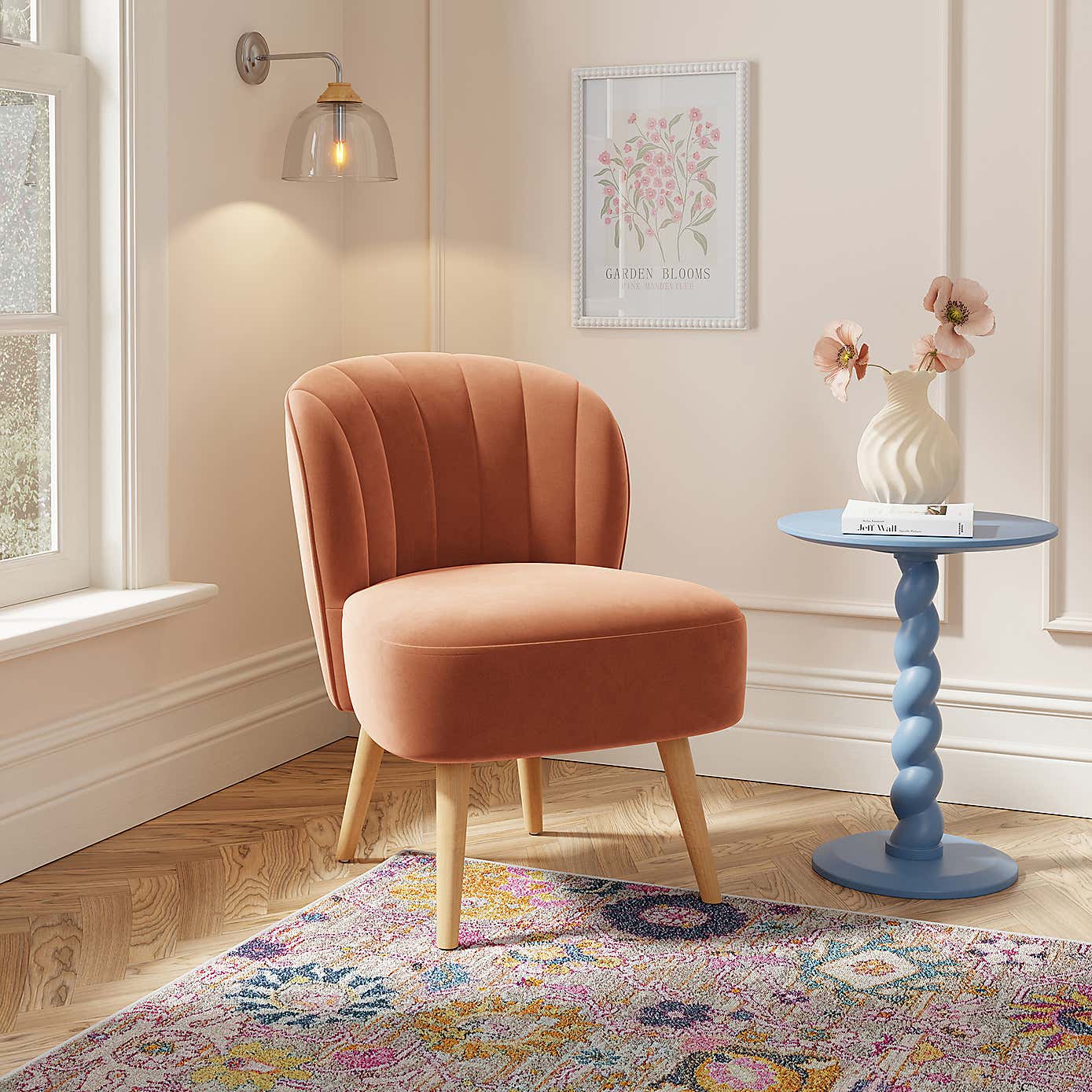 Colette Velvet Accent Chair