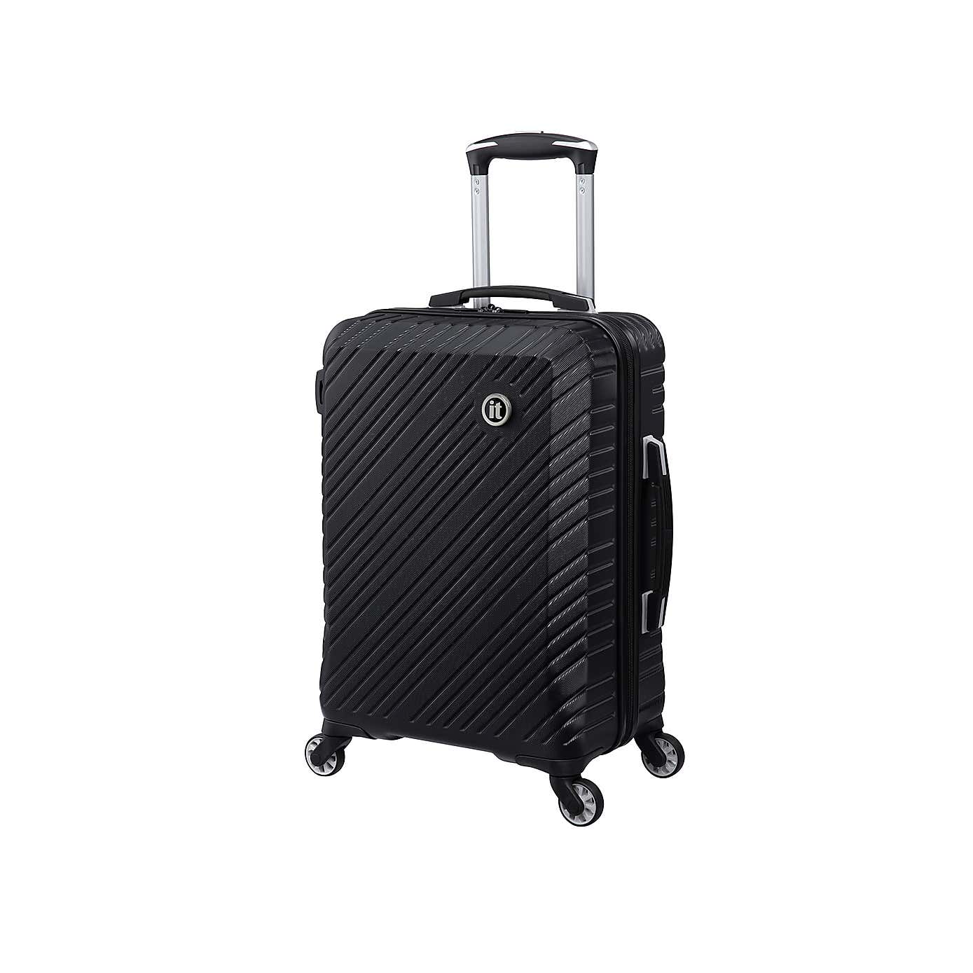 IT Luggage Set of 3 Recline Hard Shell Suitcases