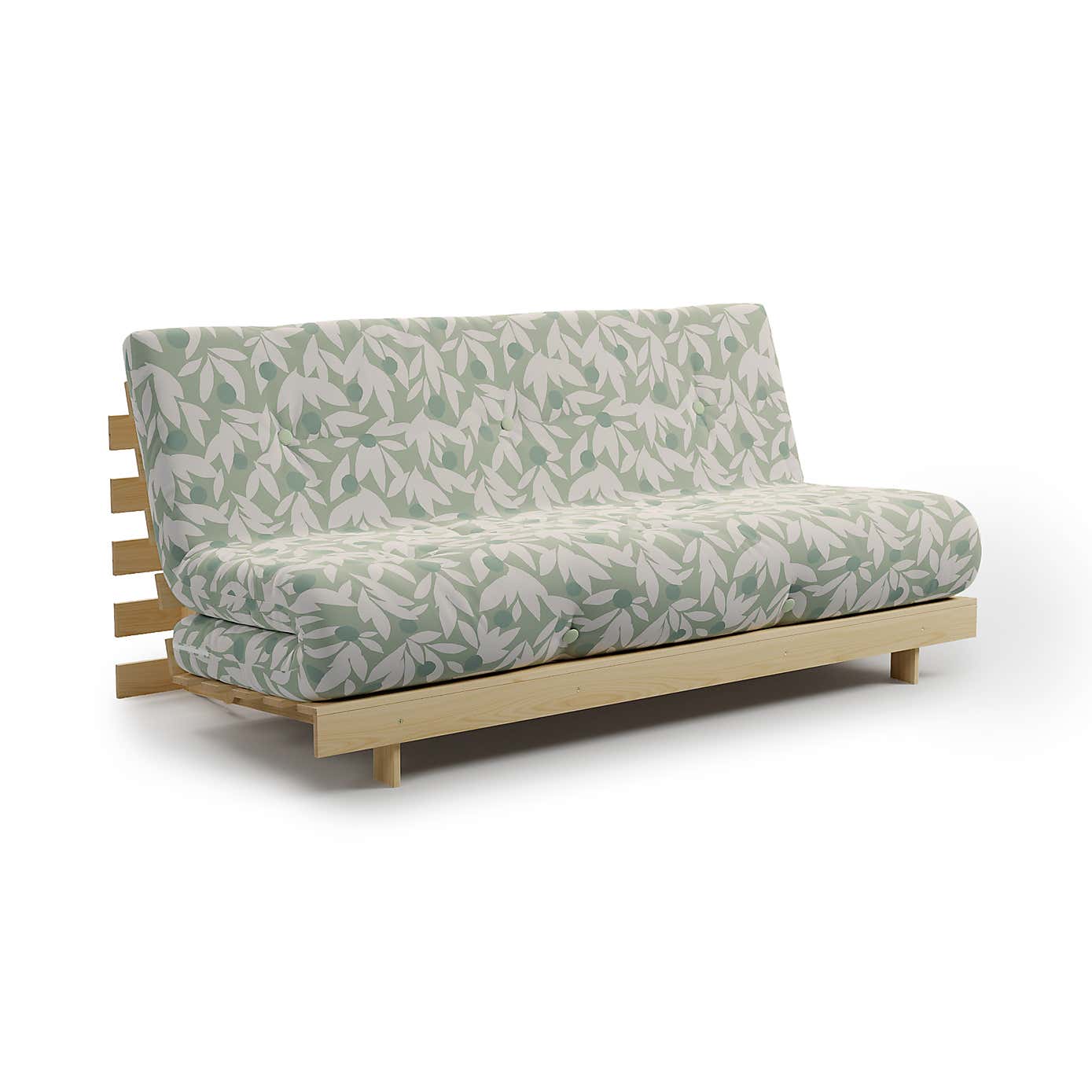 Mito Erwin Double Futon Sage Natural Frame