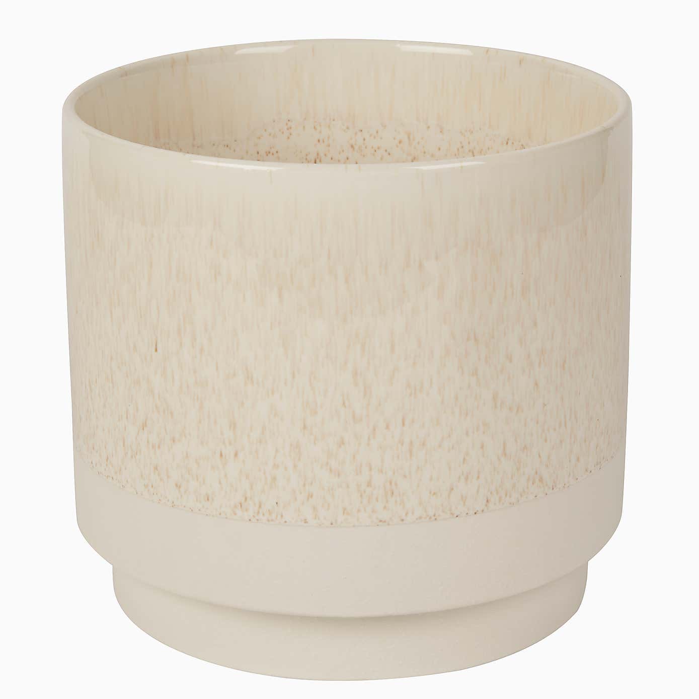 Dorma Purity Plant Pot Cream 22cm