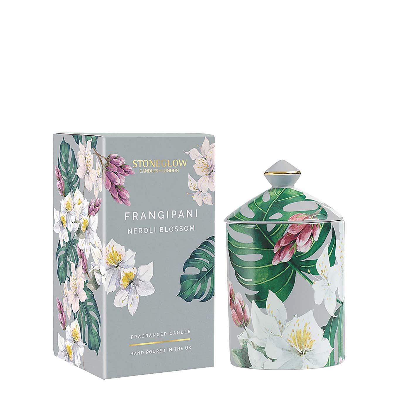 Stoneglow Urban Botanics Frangipani Neroli Blossom Ceramic Candle