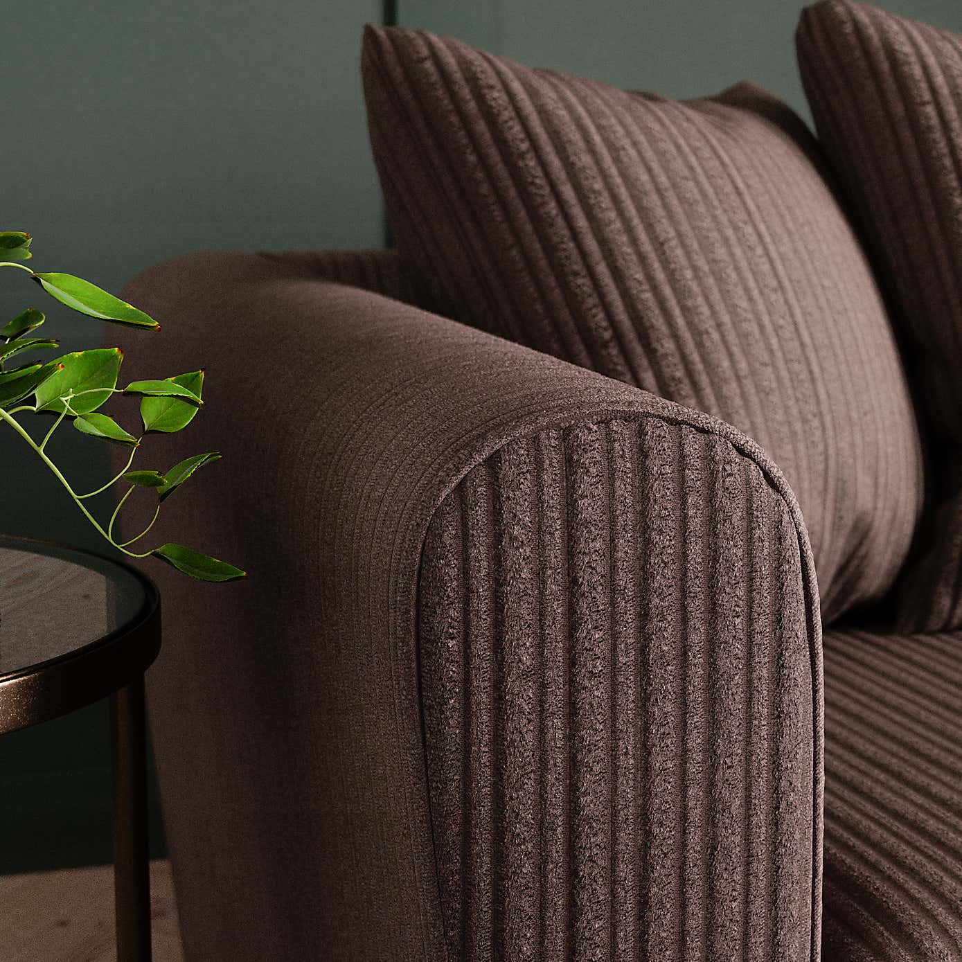 Blake Jumbo Cord Right Hand Corner Sofa