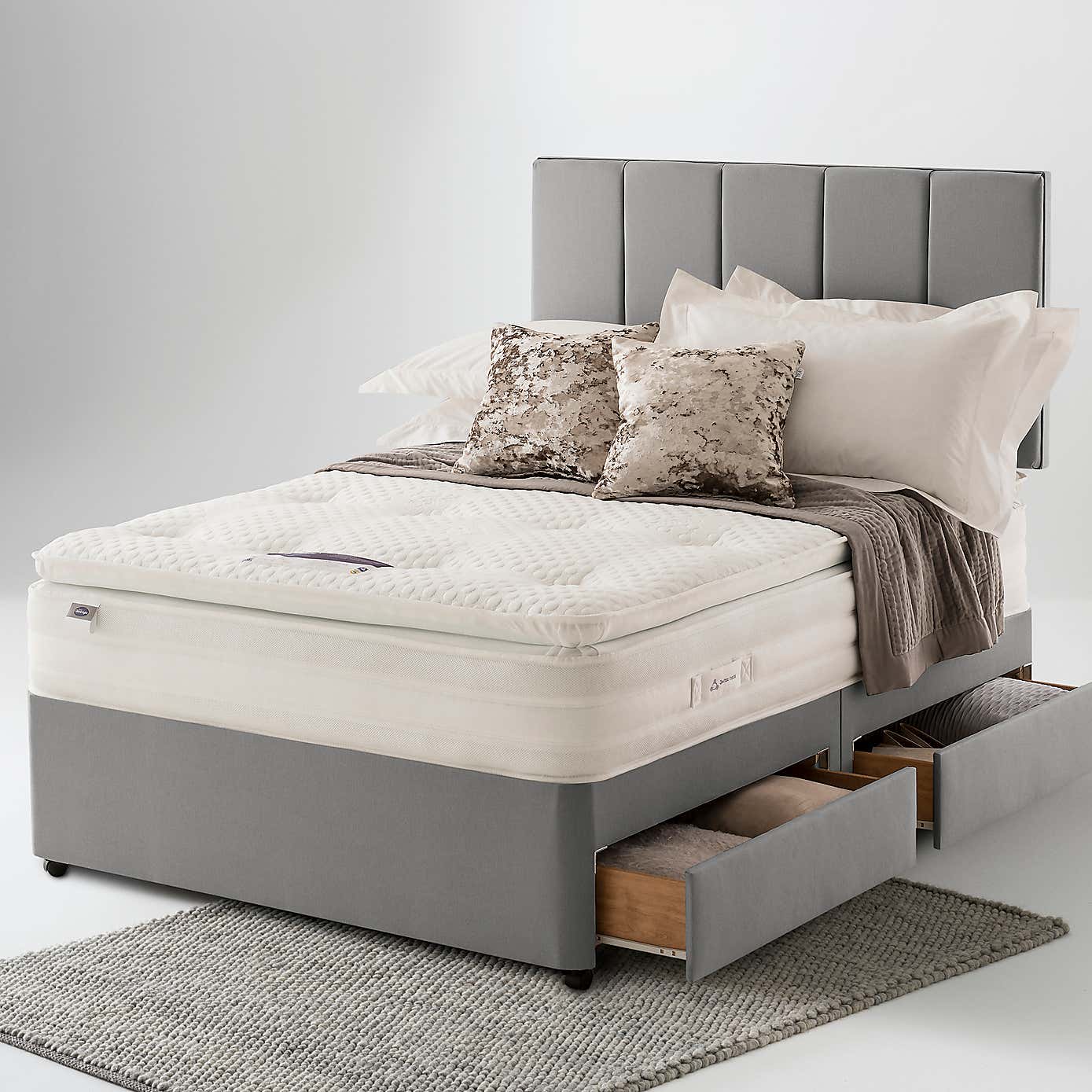 Silentnight 2000 Pocket Geltex Pillowtop Mattress