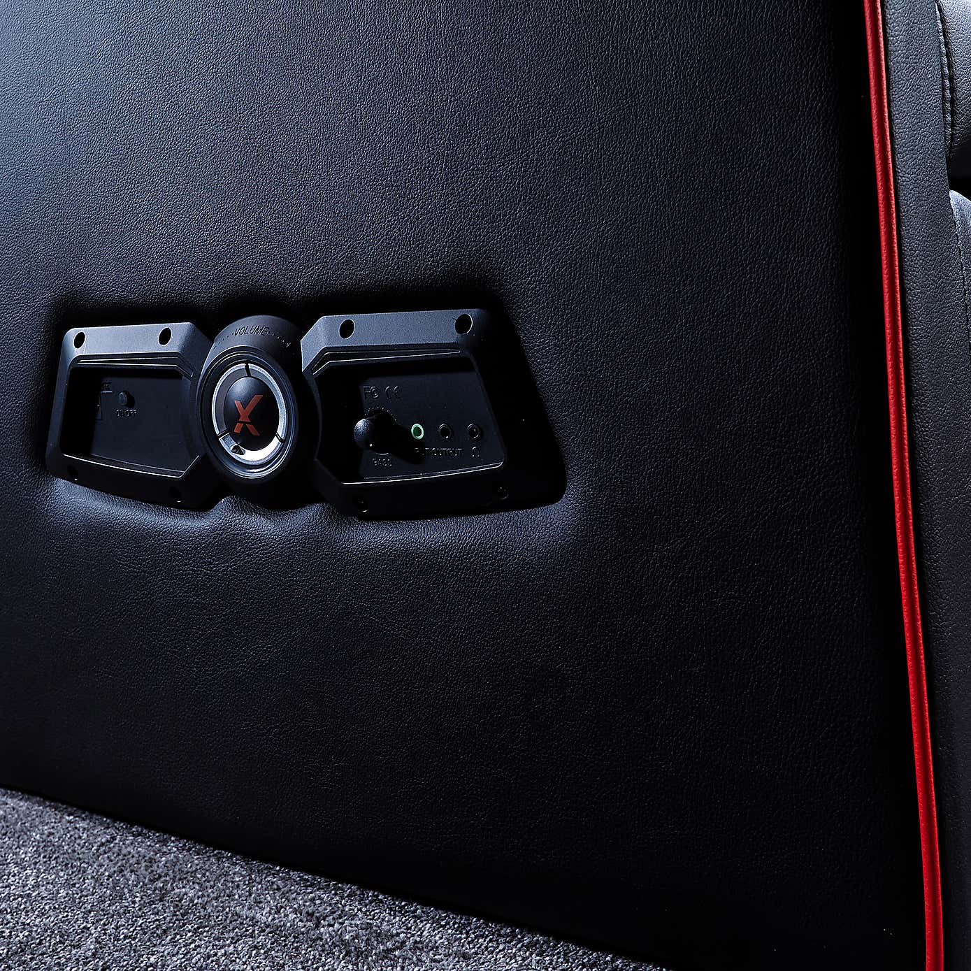 X Rocker Shift Luxe Jr 2.1 Storage Gaming Chair with Subwoofer