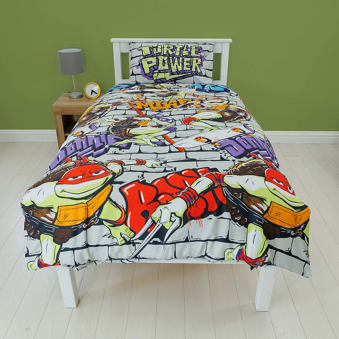 Teenage Mutant Ninja Turtles Power Single Duvet Cover and Pillowcase Set