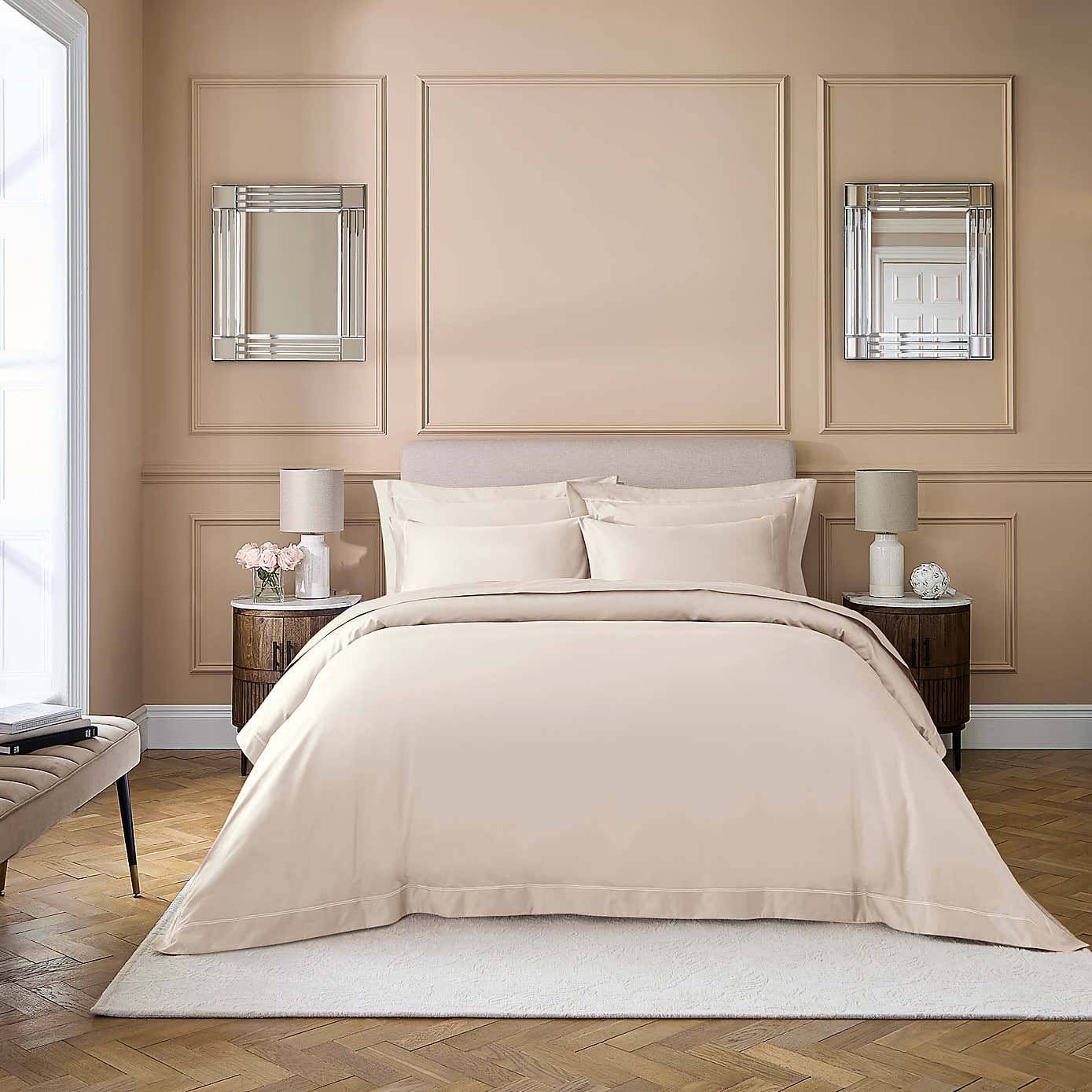 Dorma Cotton Sateen 800 Thread Count Standard Pillowcase