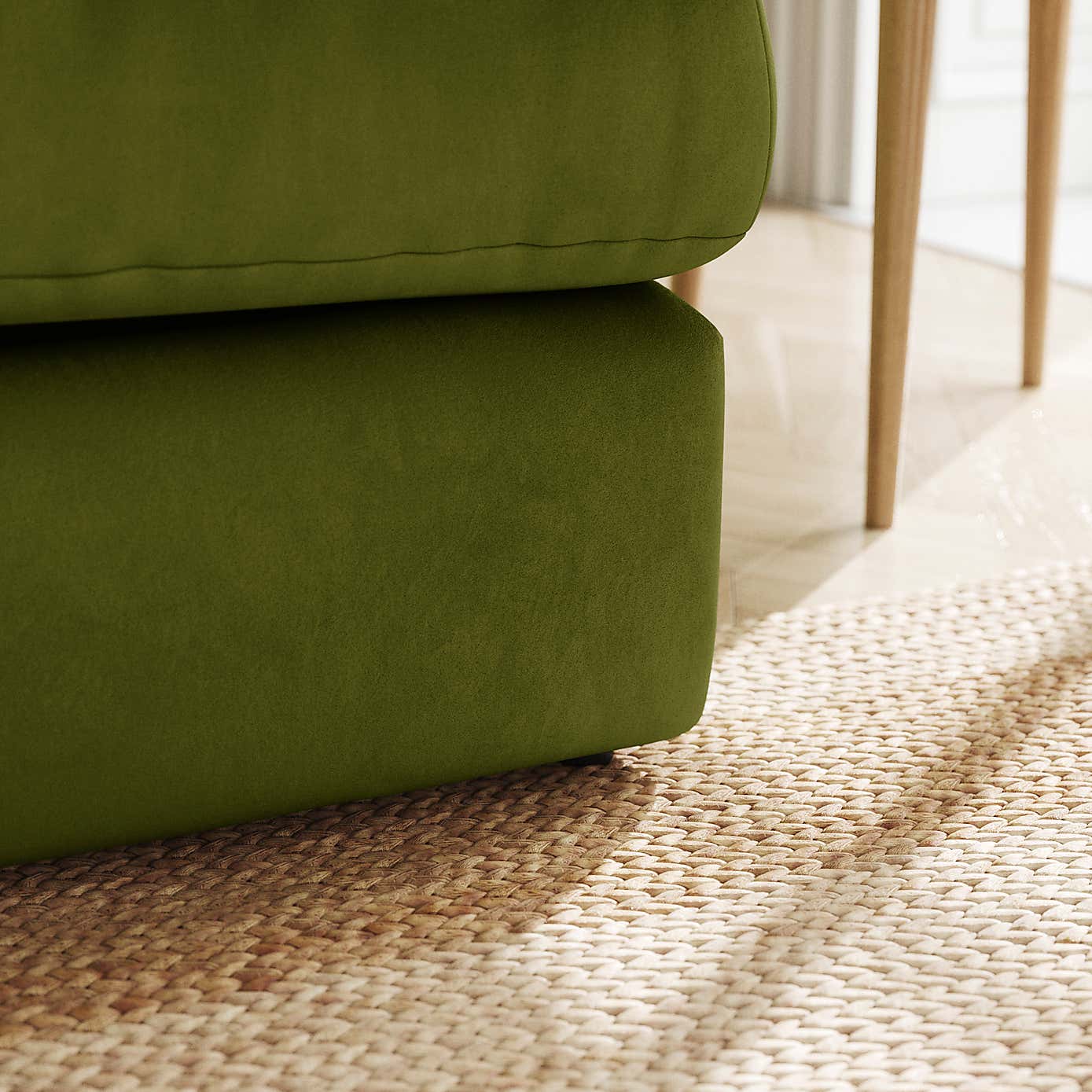 Martha Matte Plush Velvet 2 Seater Double Sofa Bed