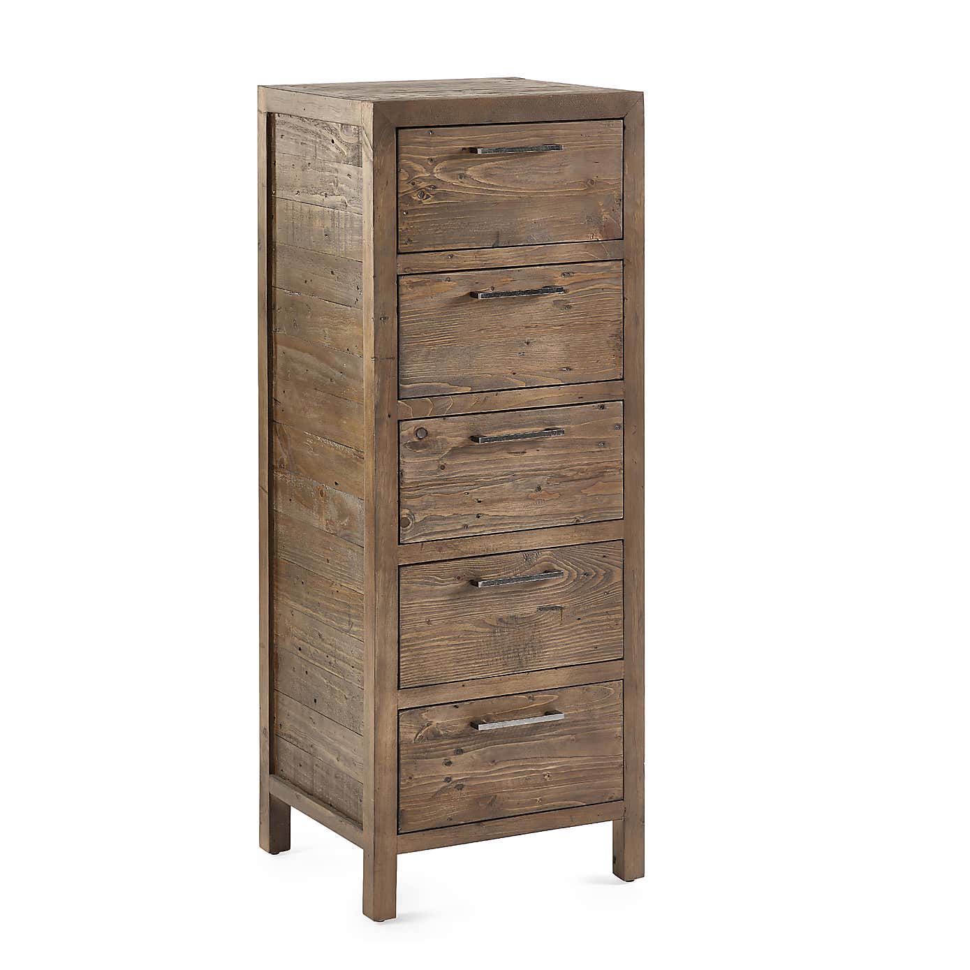 Homer 5 Drawer Tallboy, Pine
