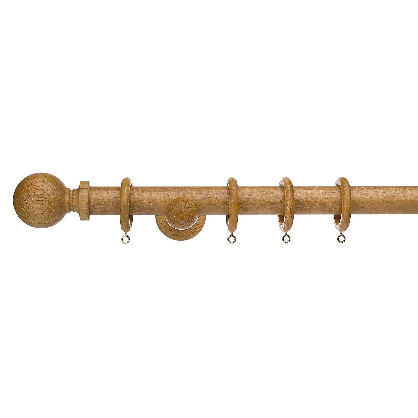 Ashton 28mm Wooden Curtain Pole