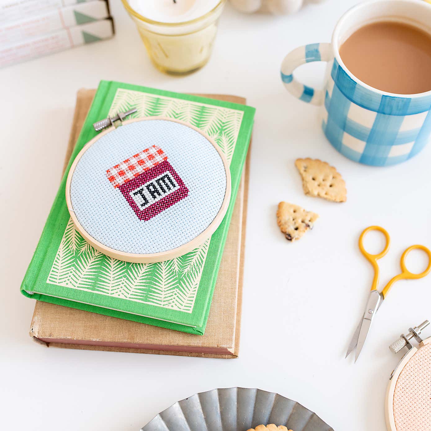 Cotton Clara Jam Cross Stitch Kit