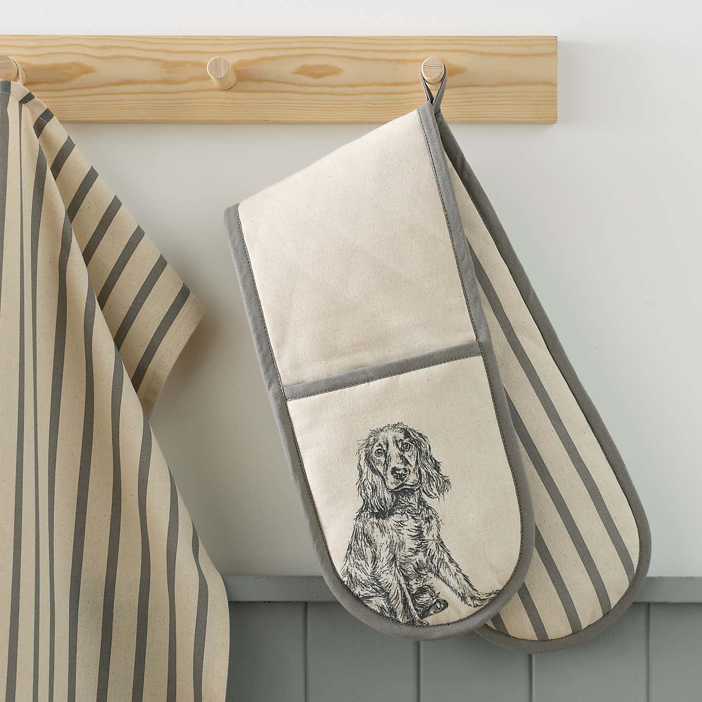 Spaniel Double Oven Glove