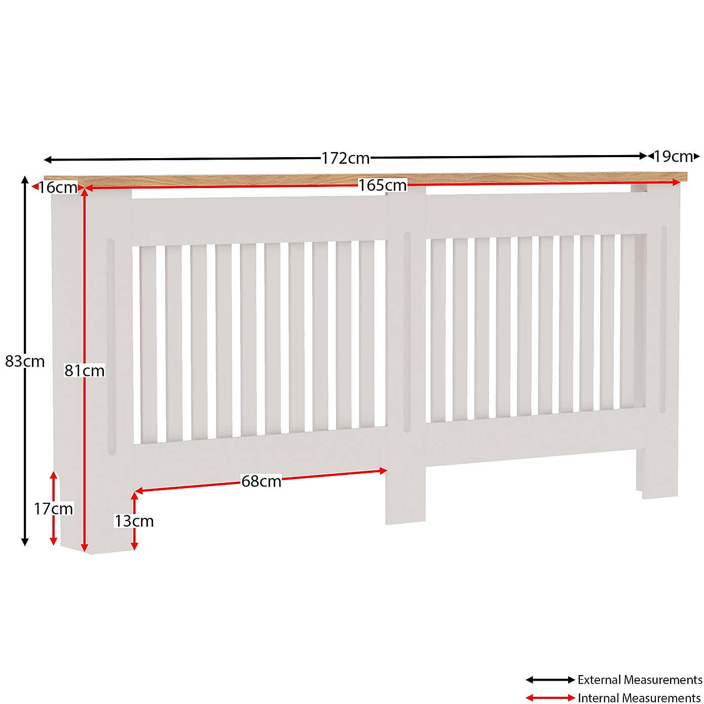 Vida Designs Arlington Radiator Cover