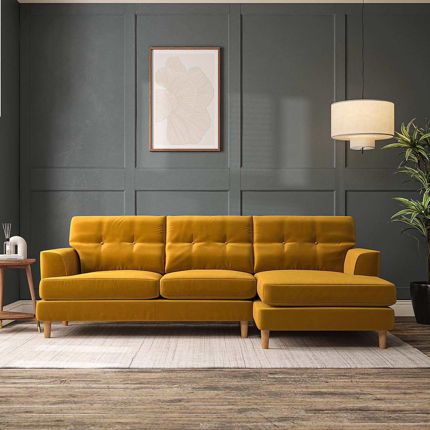 Cooper 3 Seater Chaise Sofa