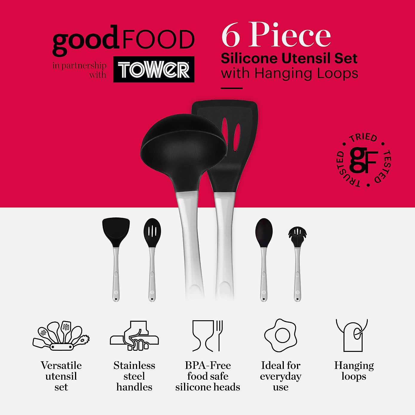 Good Food 6 Piece Utensil Set