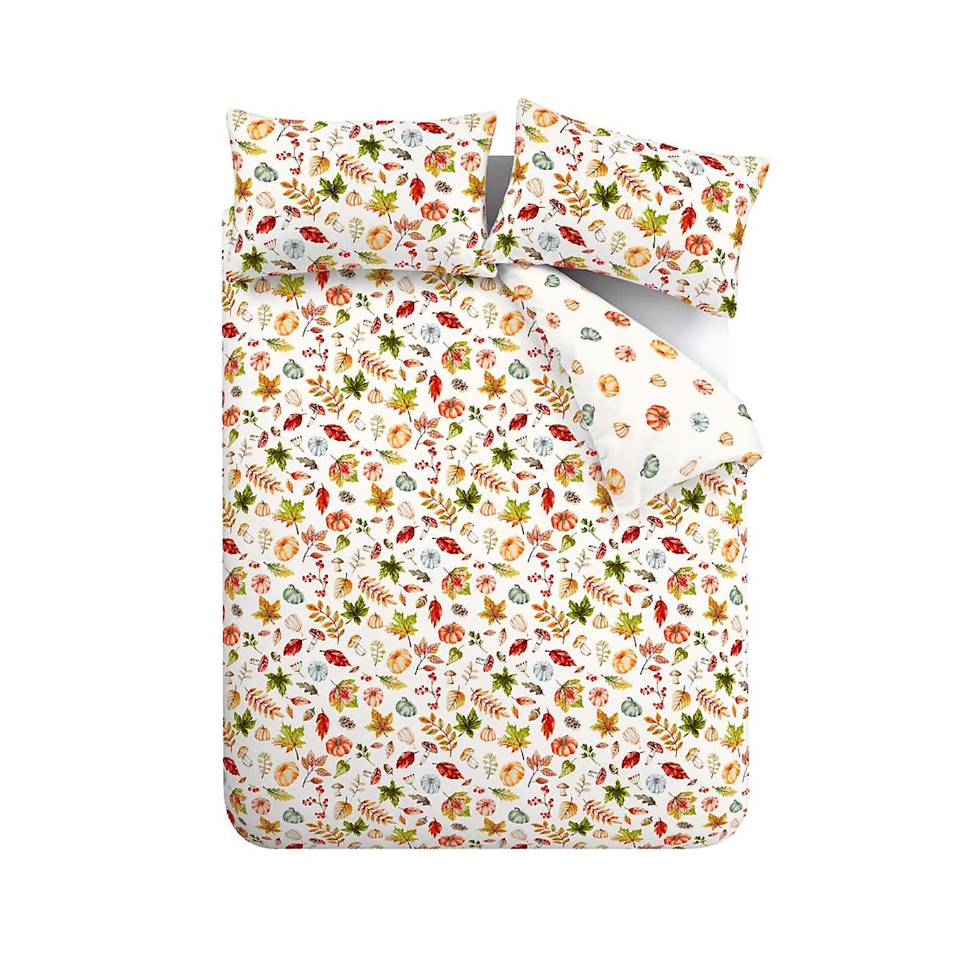 Catherine Lansfield Pumpkins Duvet Cover and Pillowcase Set