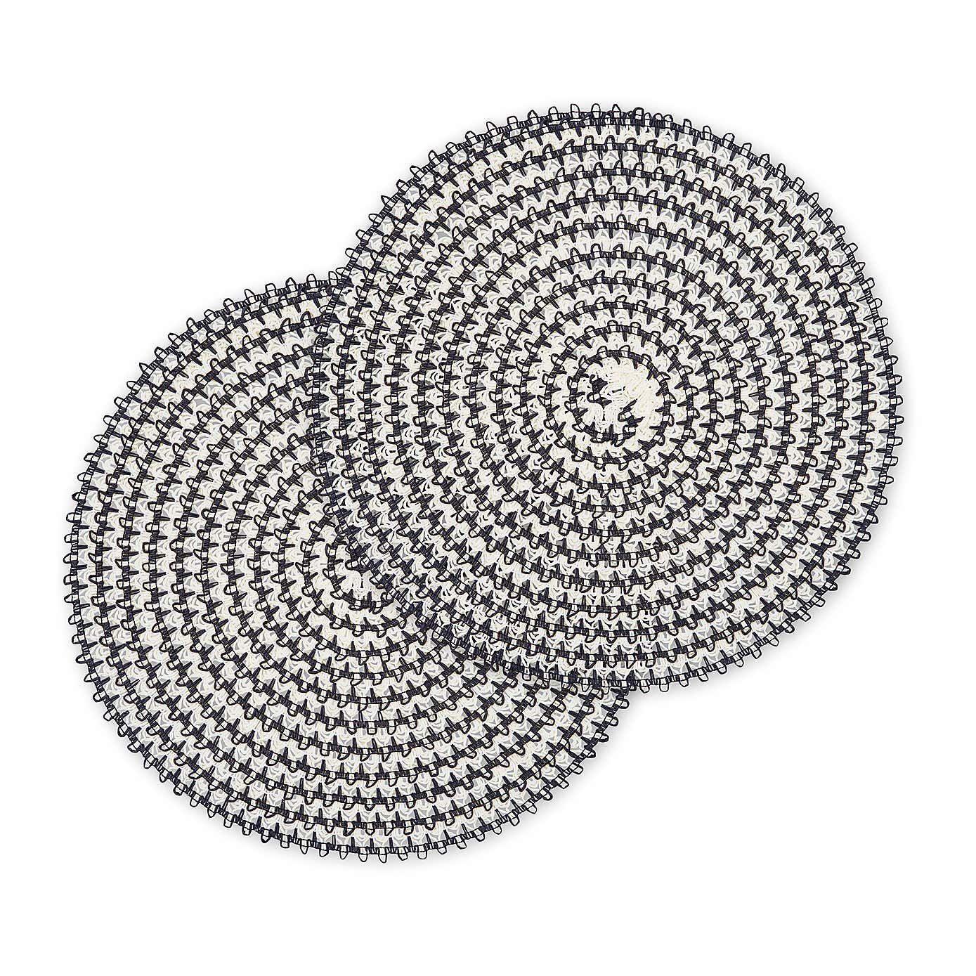 Better Dining Set of 2 Monochrome Placemats