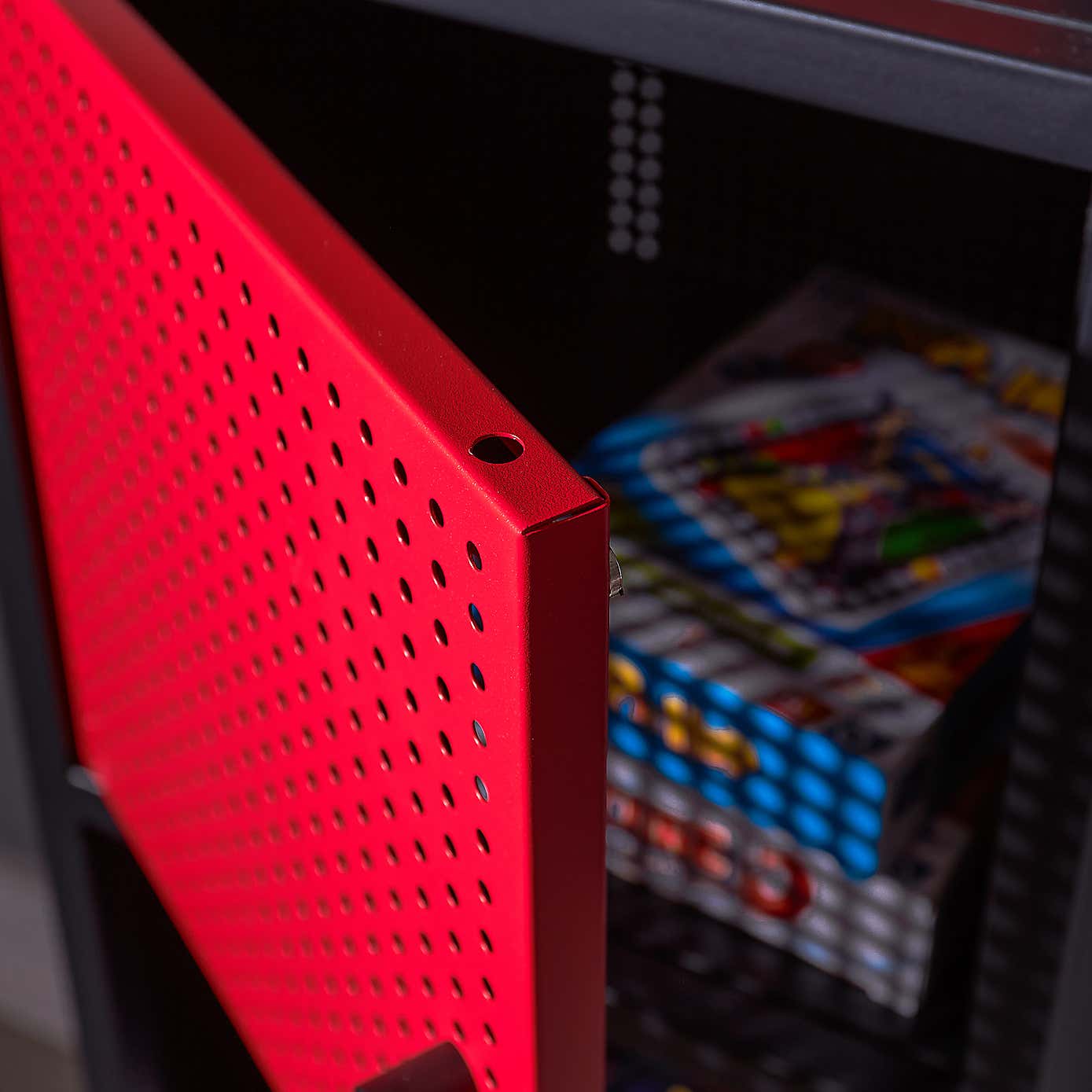 X Rocker MESH TEK Tower Shelf Cabinet with 5 Cube Storage