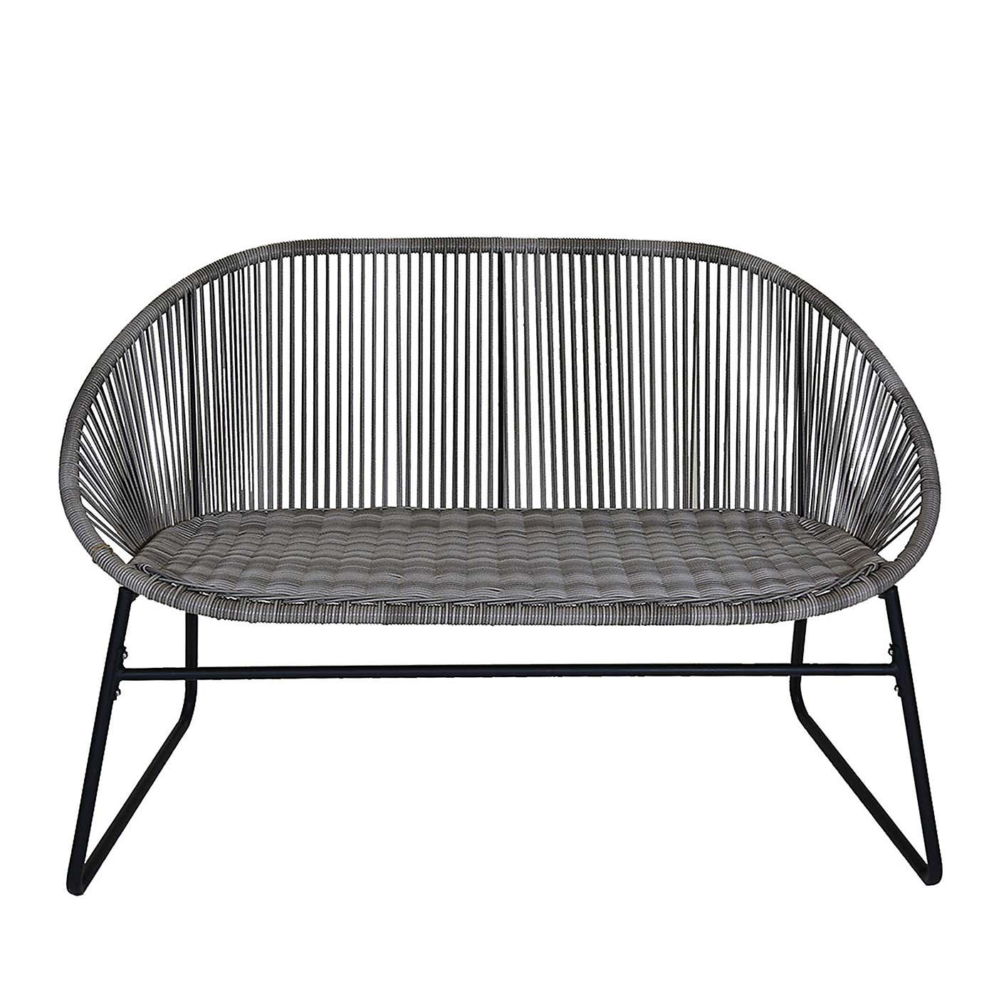 Charles Bentley Zanzibar 2 Seater Bench