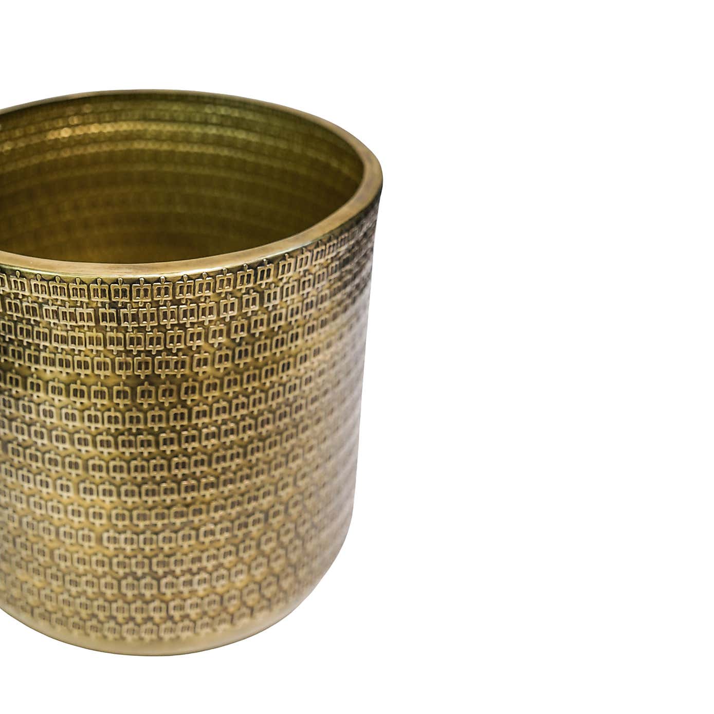 Solis Embossed Plant Pot