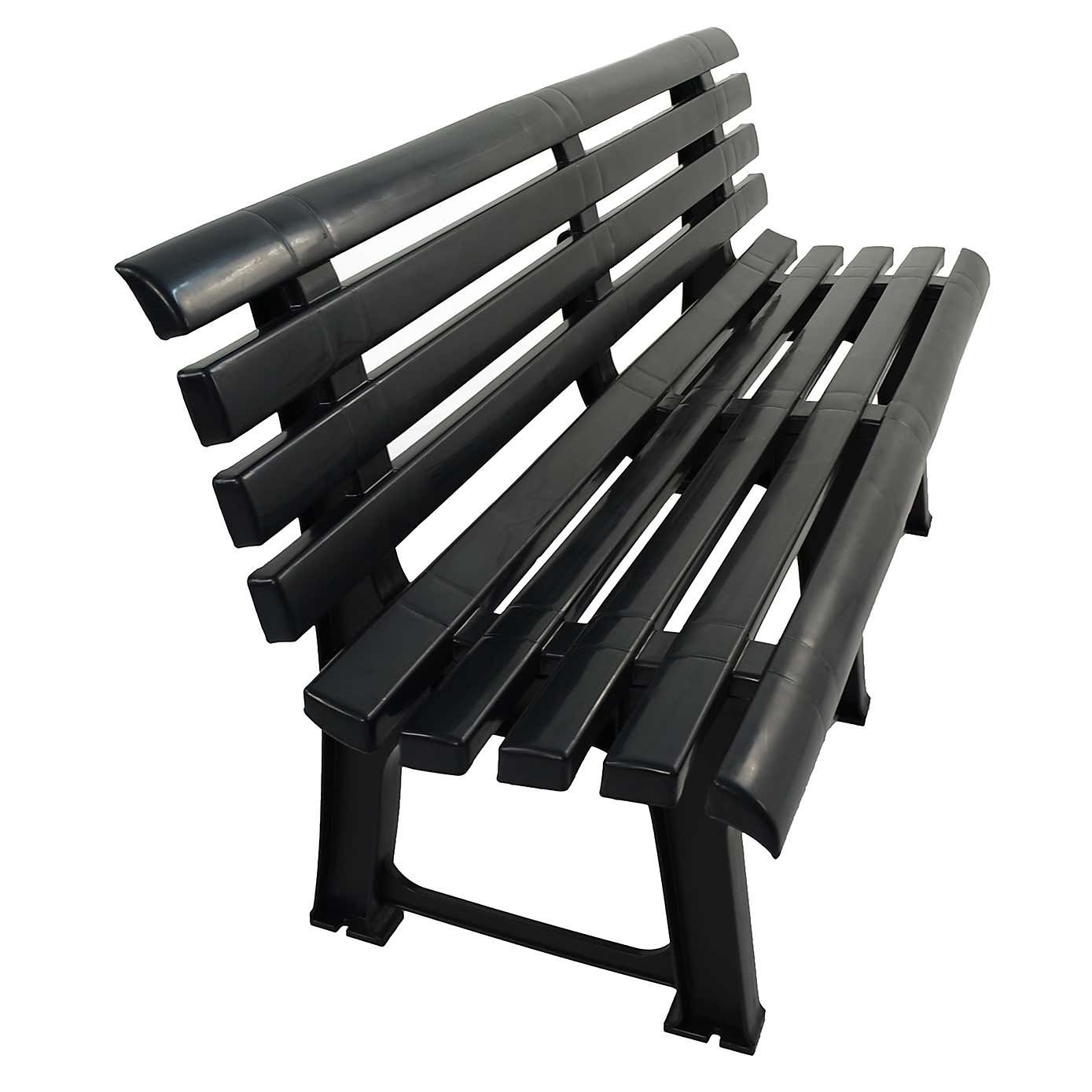 Brindisi Dark Grey Bench