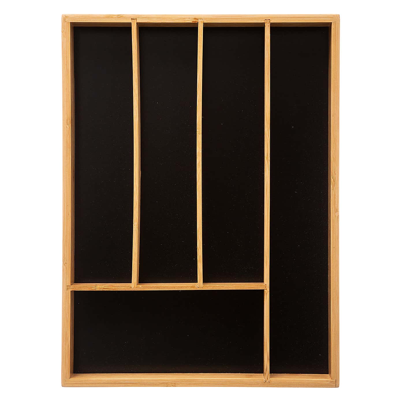 Bamboo Cutlery Drawer Organiser