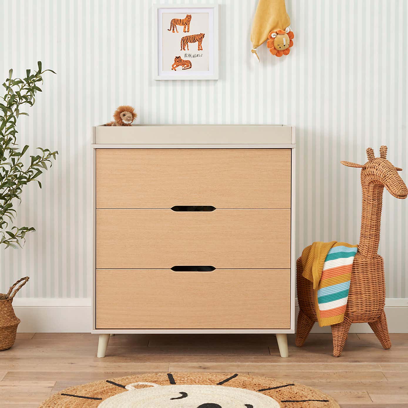 Tutti Bambini Hygge Mini 3 Piece Nursery Furniture Set