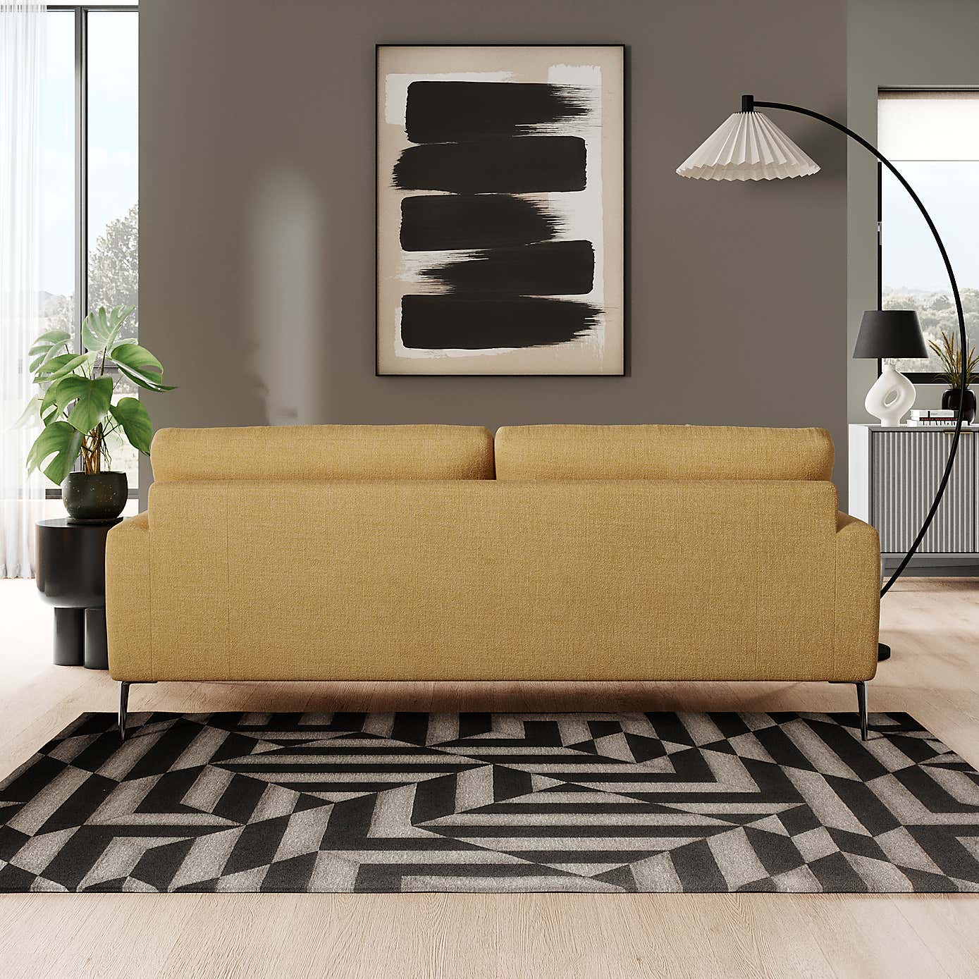 Lawson Chunky Tonal Weave 4 Seater Sofa