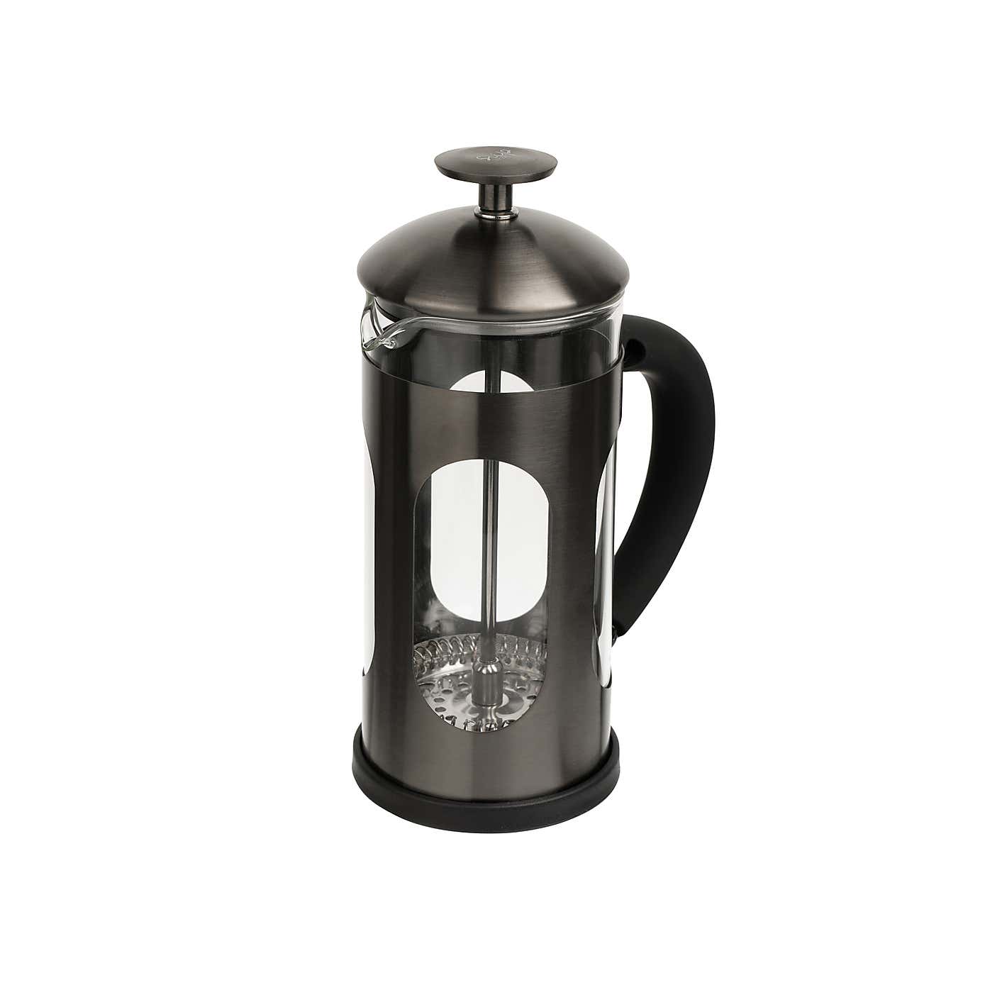 Siip Infuso Gunmetal Stainless Steel Glass 3 Cup Cafetiere