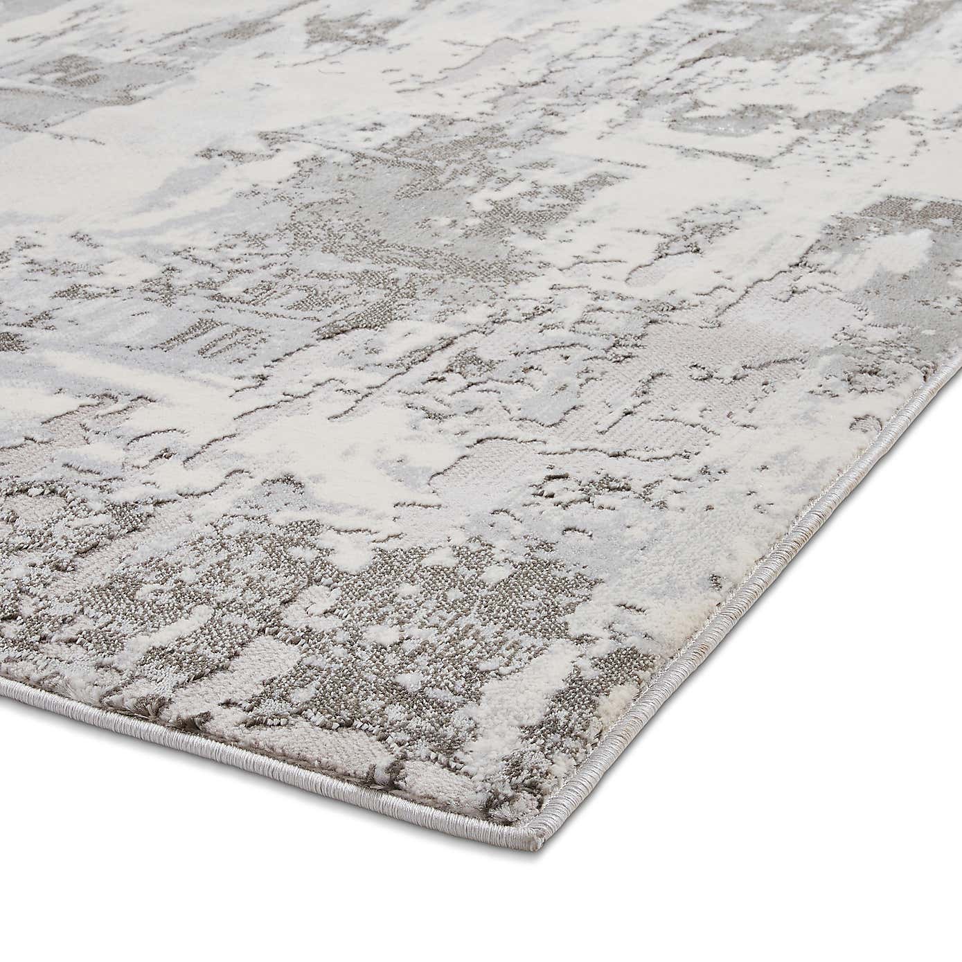 Apollo Marble Effect Washable Rug