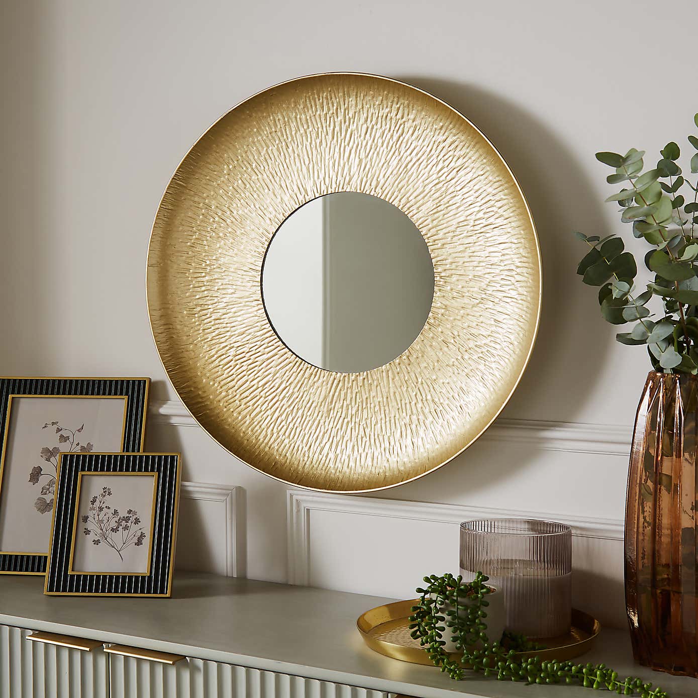 Amazonica Hammered Indoor and Outdoor Mirror