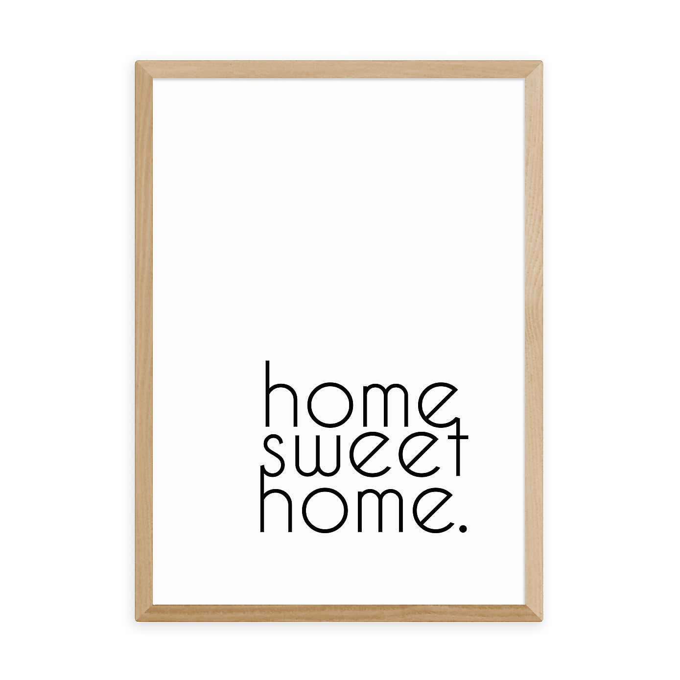 East End Prints Home Sweet Home Framed Print