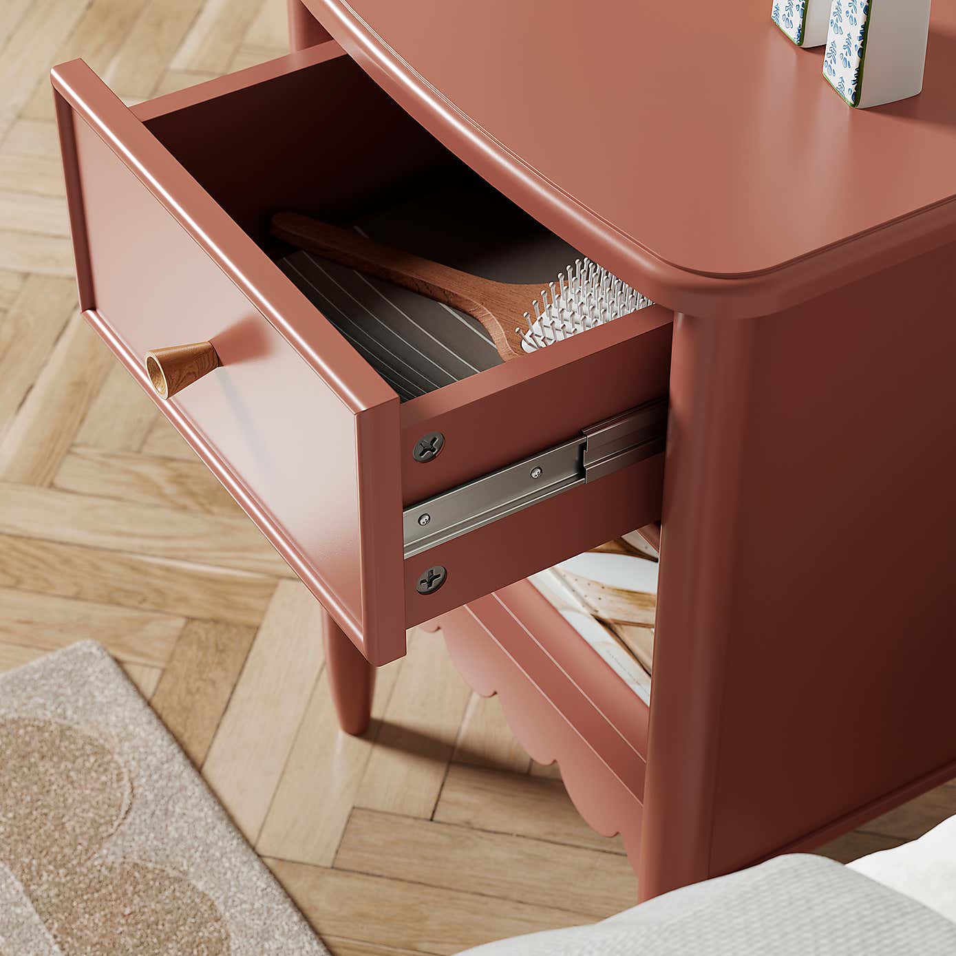 Remi 1 Drawer Bedside Table