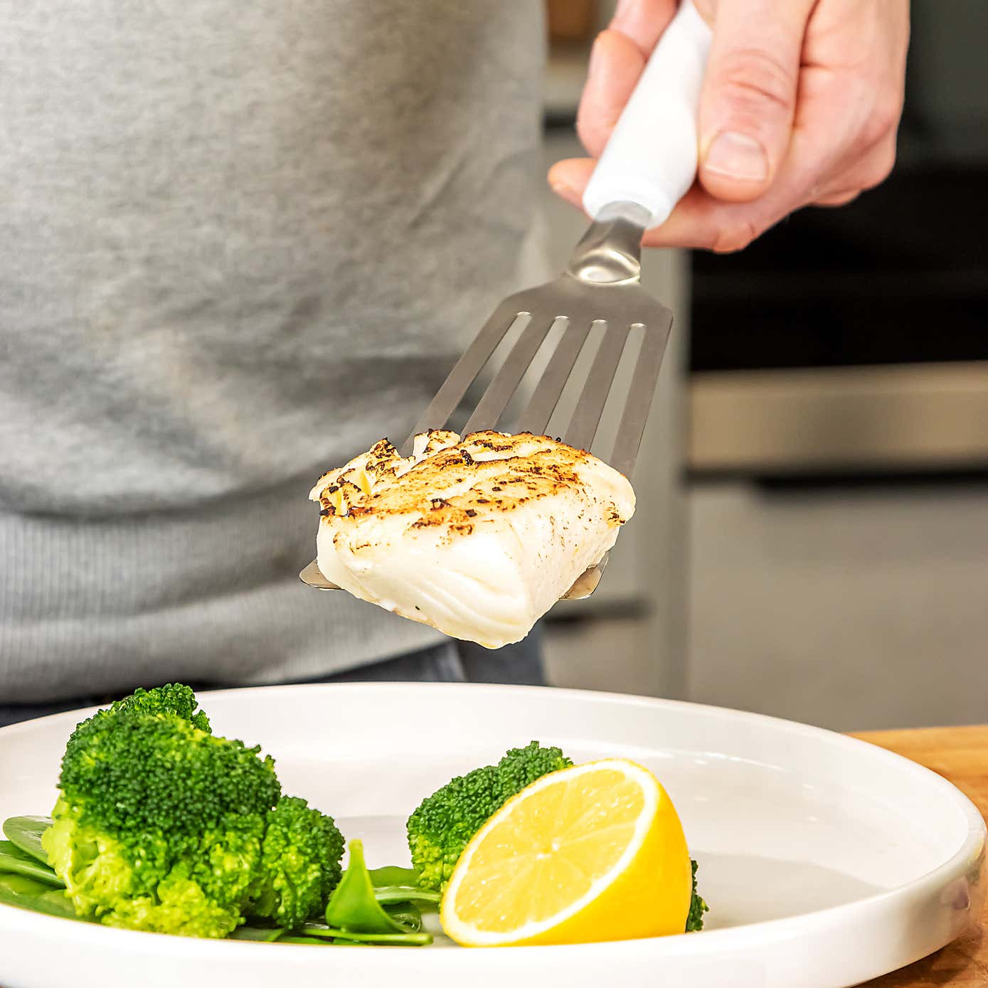 KitchenAid Stainless Steel Slotted Flex Turner