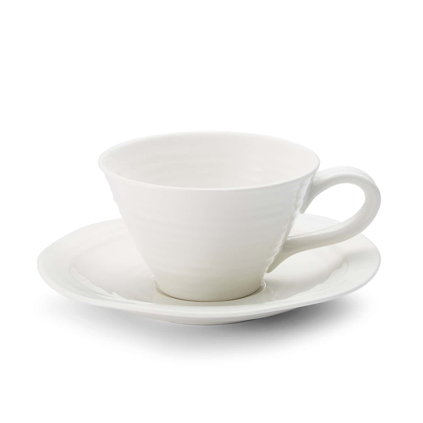 Sophie Conran for Portmeirion Set of 4 Tea Cups and Saucers