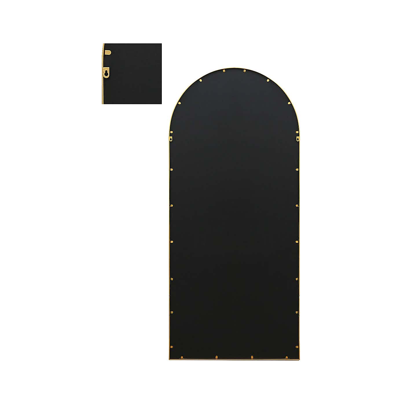 Arcus Denestra Arched Indoor Outdoor Full Length Wall Mirror