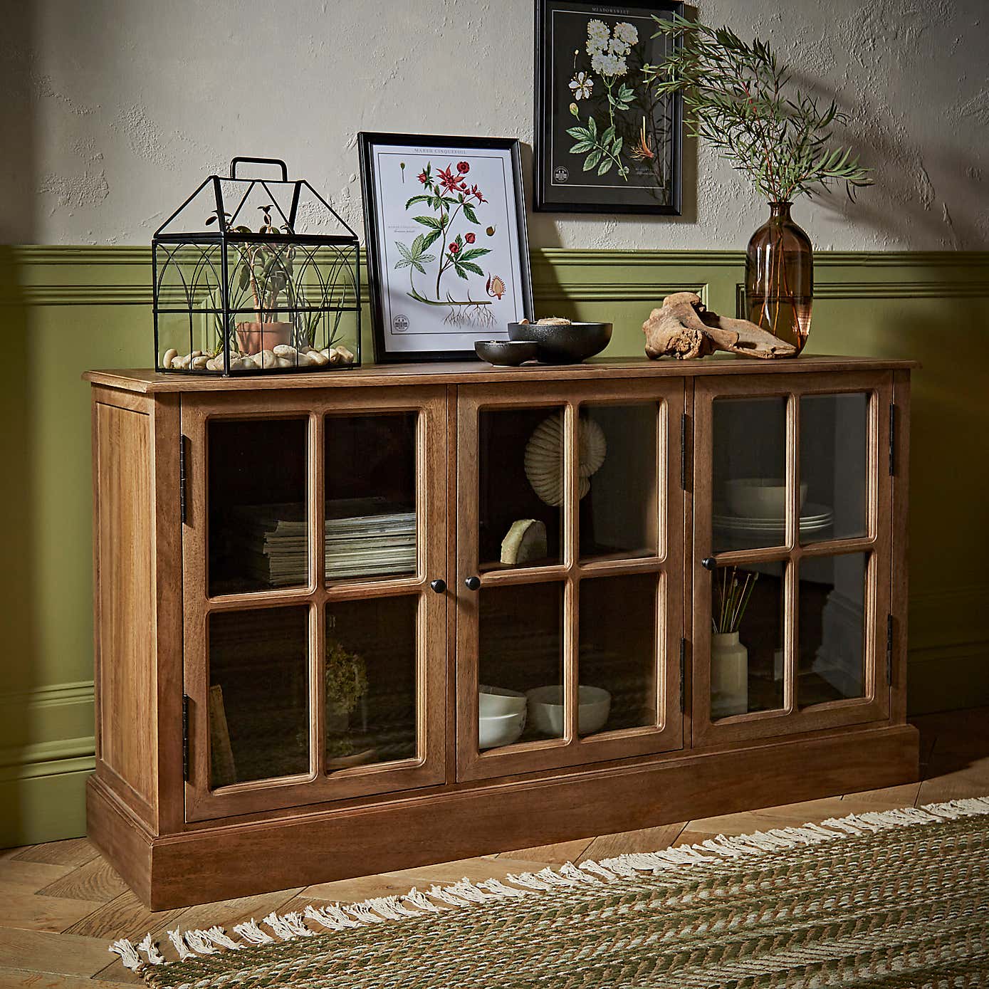 Large Glazed Display Cabinet