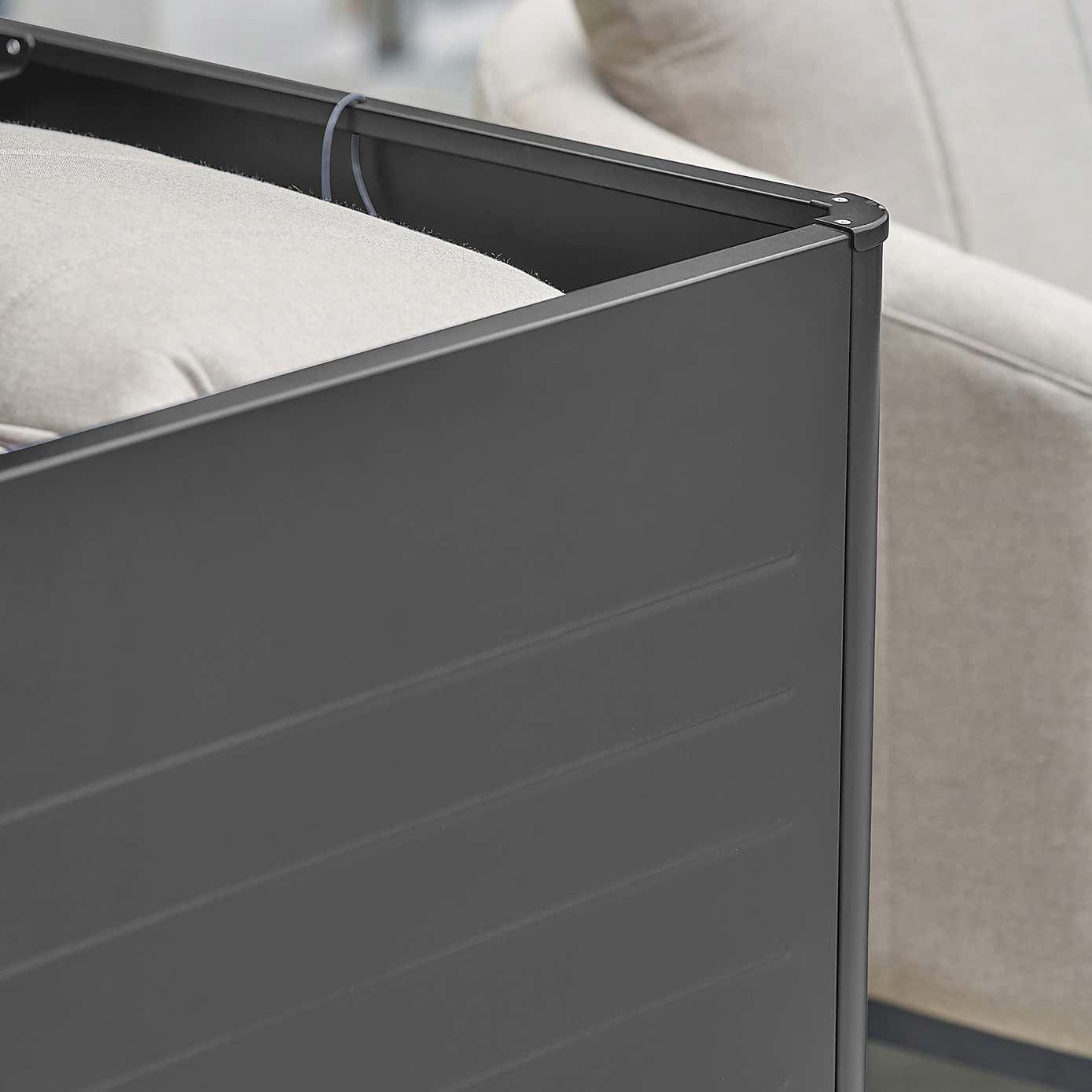 Pacific Lifestyle Rhode Island Large Galvanised Steel Cushion Box