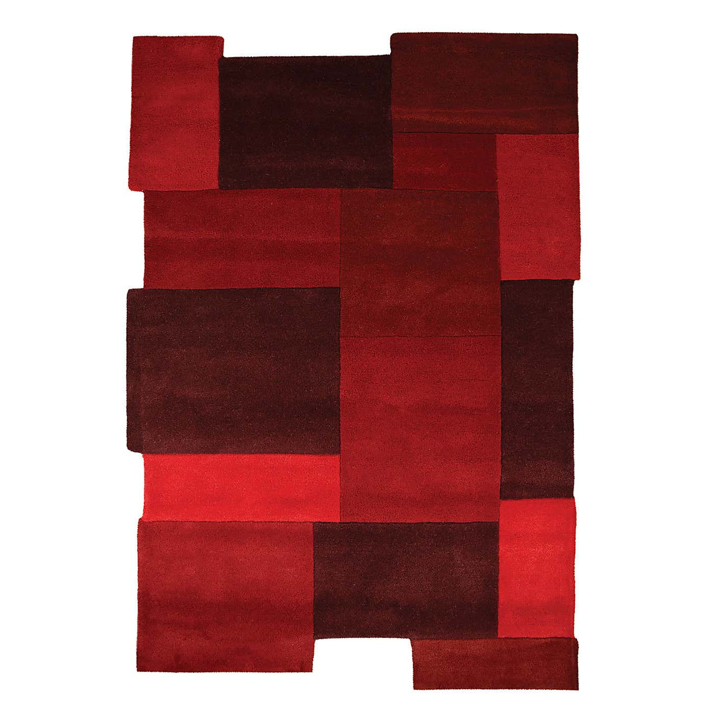 Abstract Collage Rug