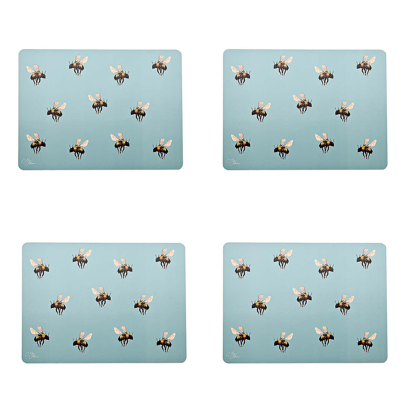 Meg Hawkins Set of 4 Bee Placemats