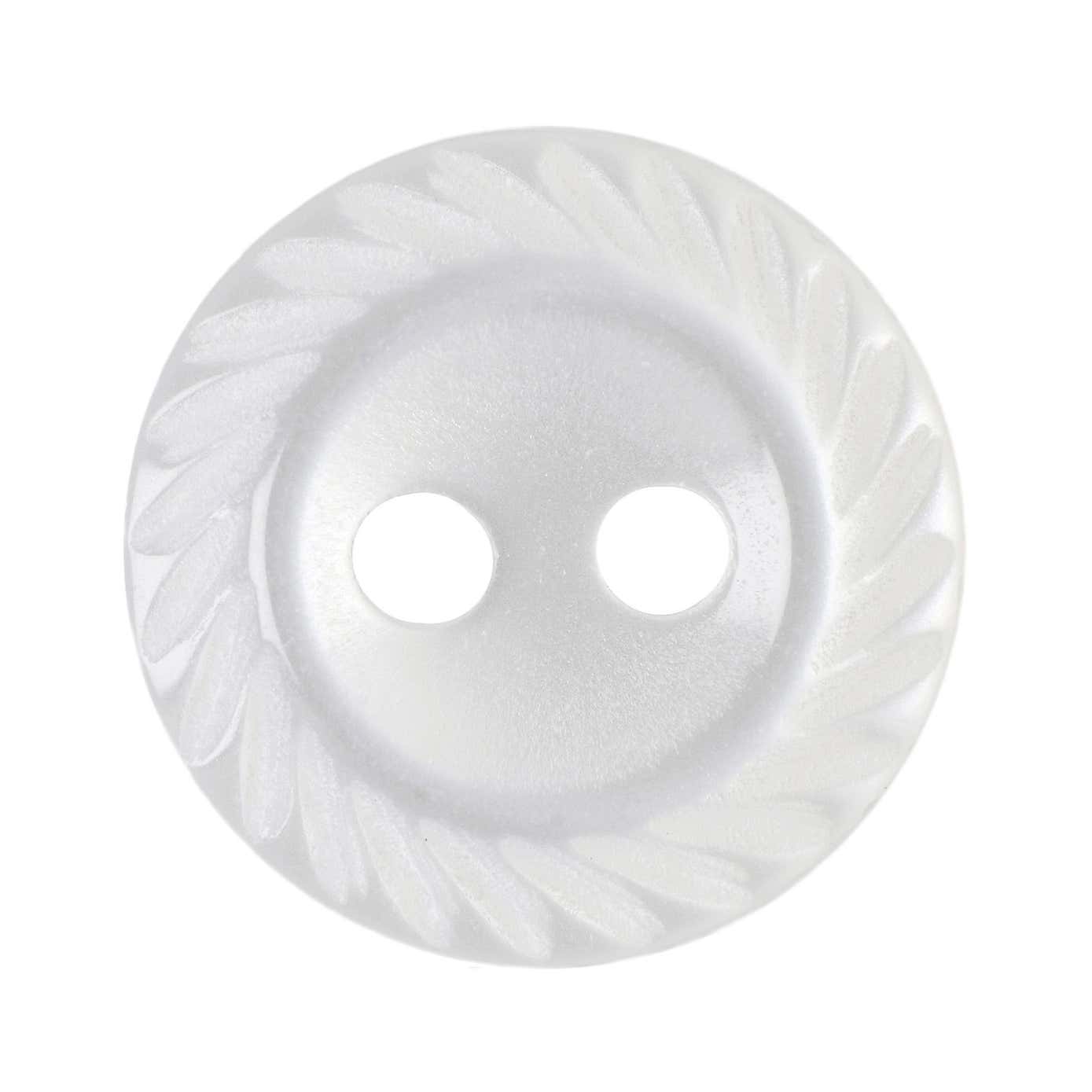 Twisted Edge Round Buttons 11.25mm Pack of 17