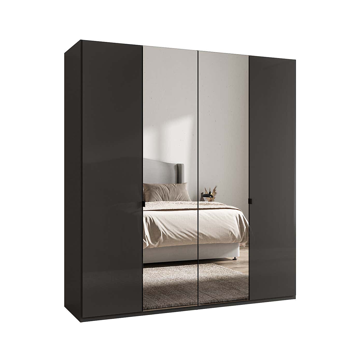 Wiemann Kahla 4 Door Mirrored Wardrobe