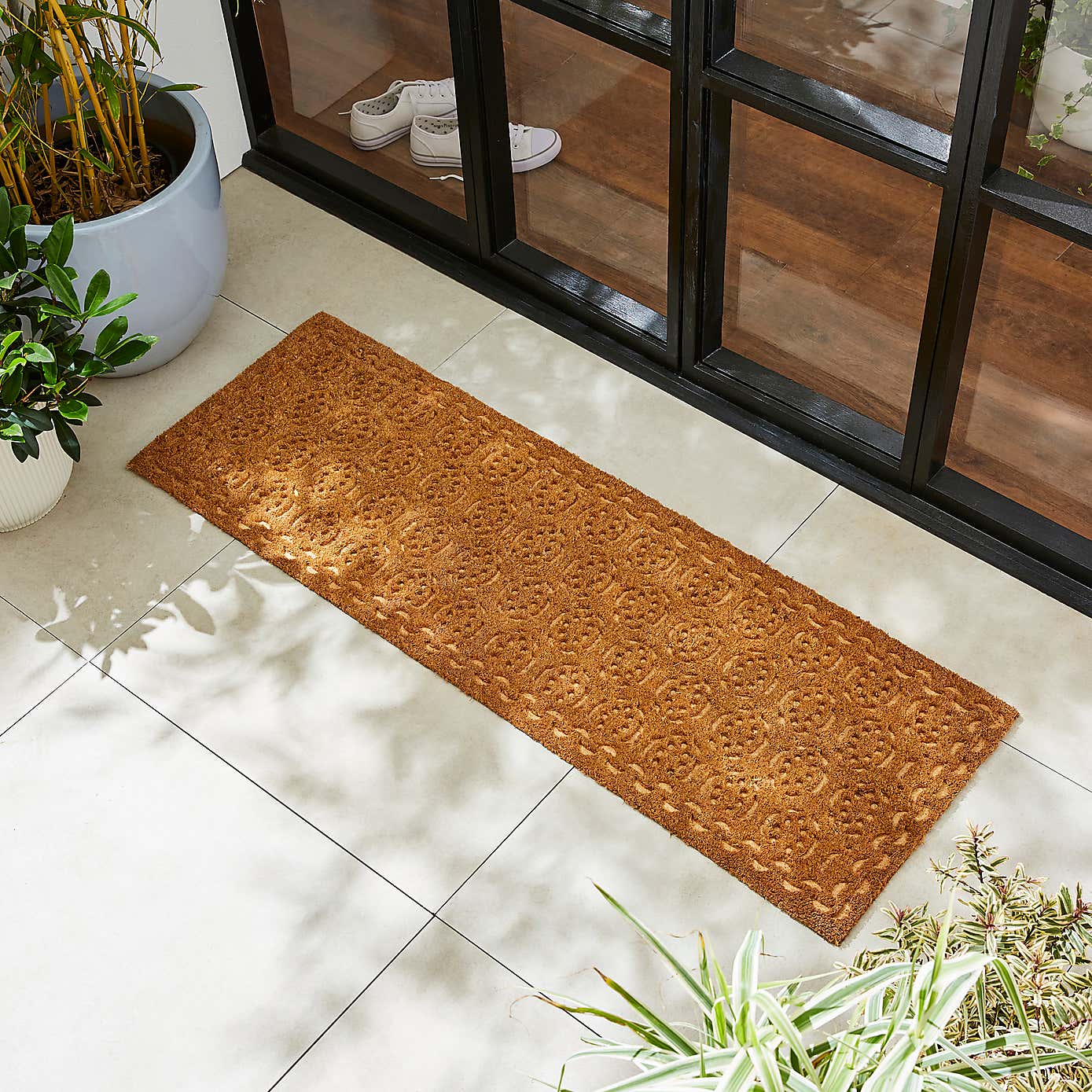 Pressed Patio Coir Doormat
